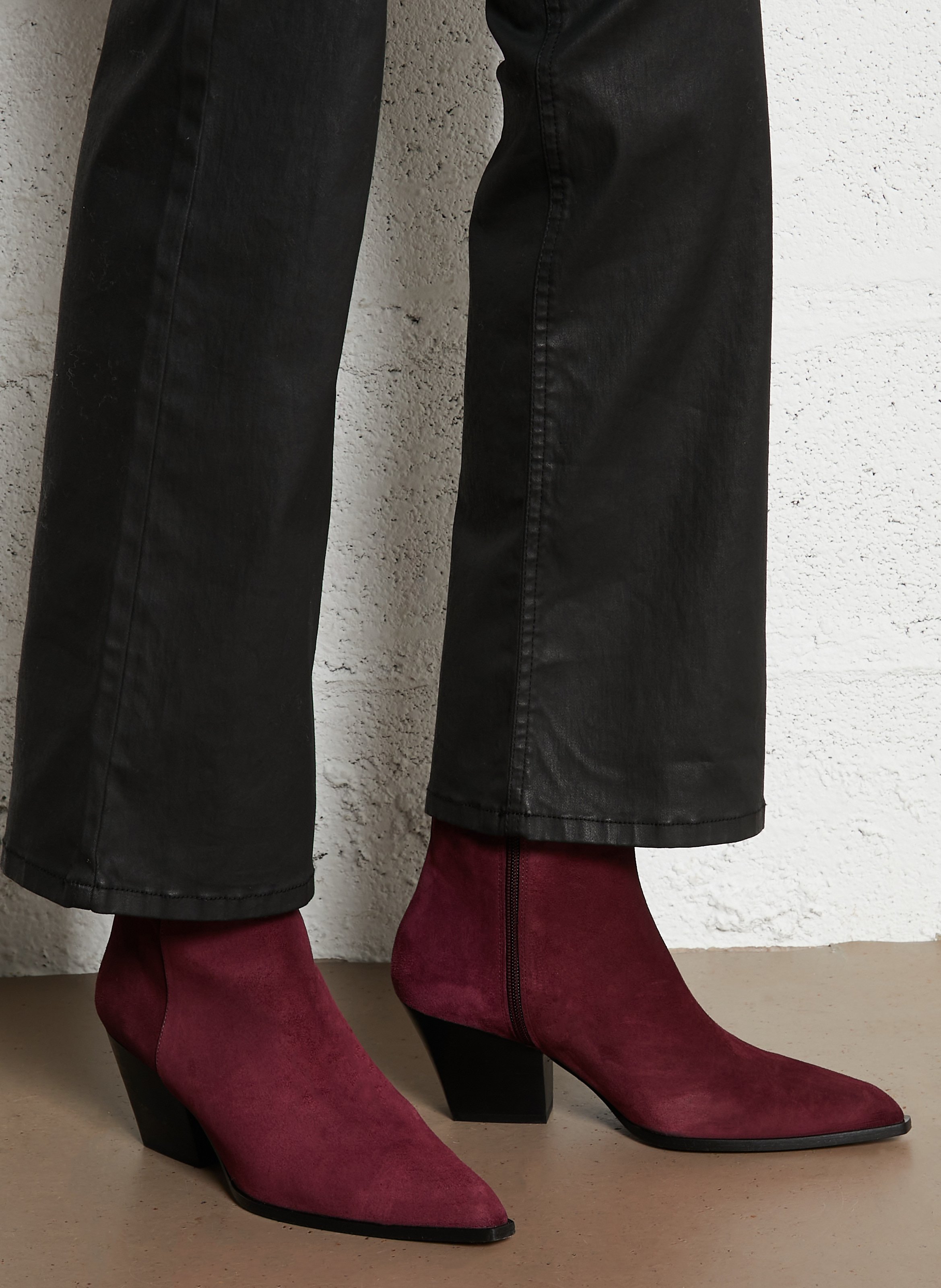 Bottines à en cuir TORAL Rouge