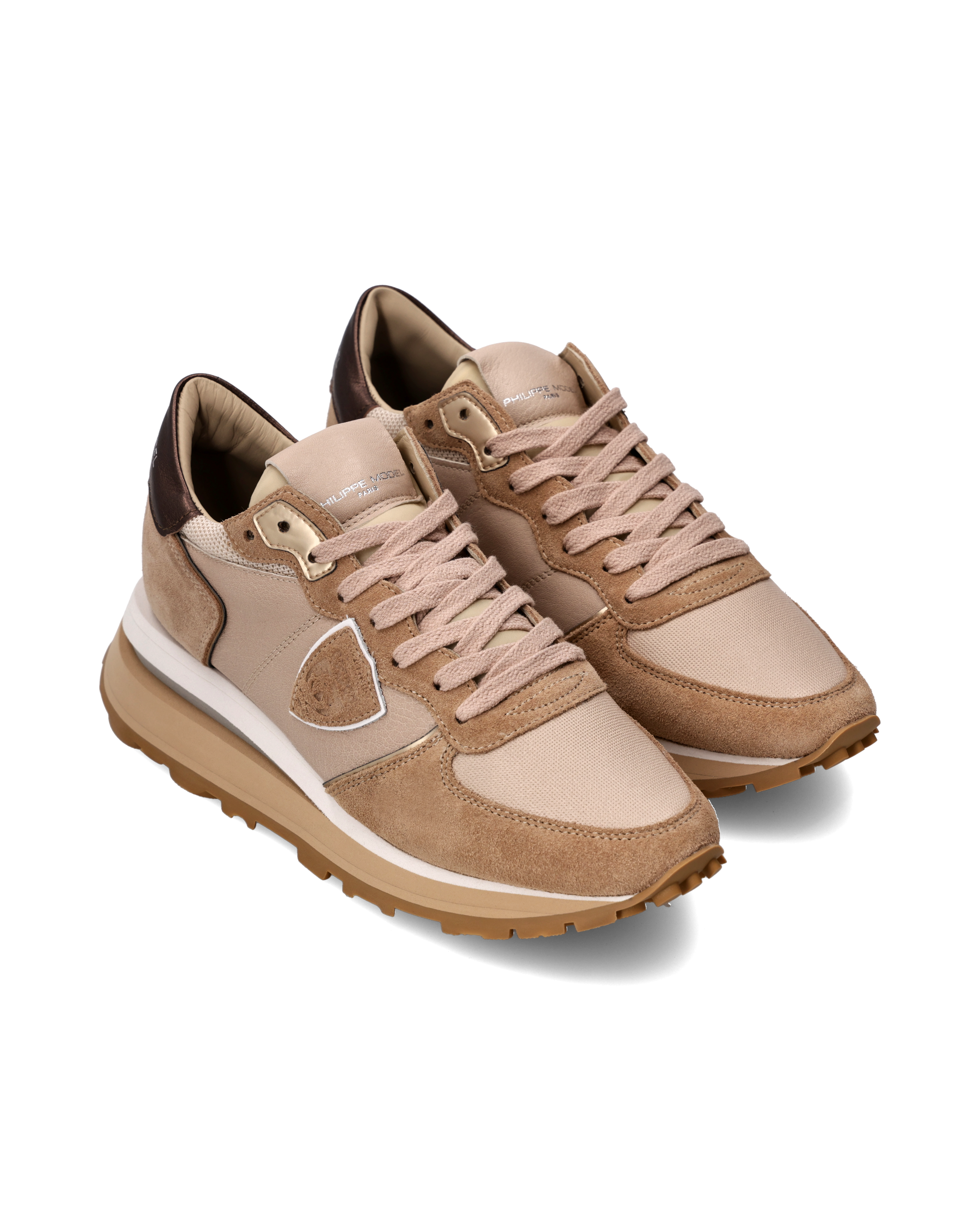 High-top running sneakers PHILIPPE MODEL Beige