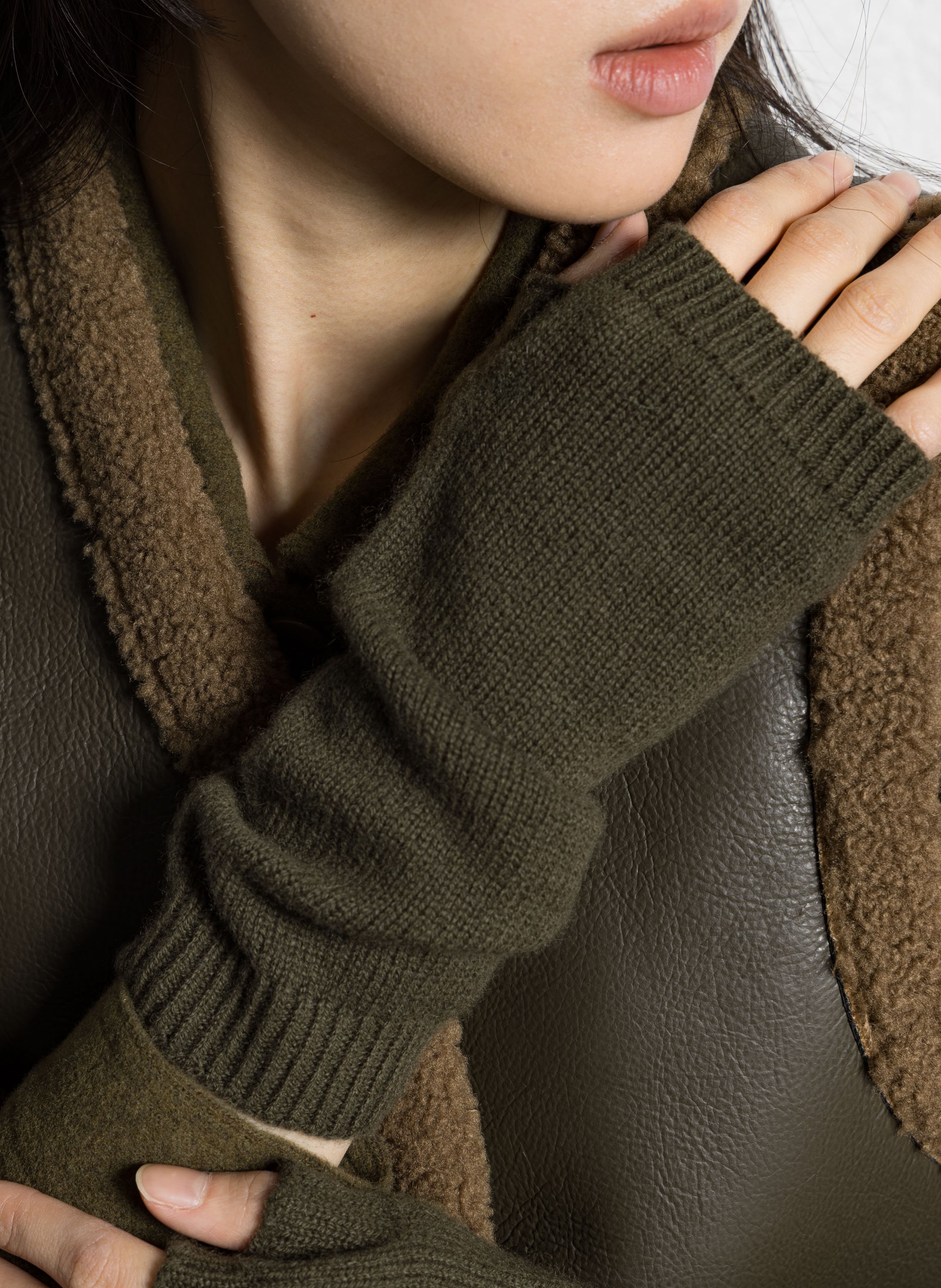 Mitaines en cachemire SUD EXPRESS