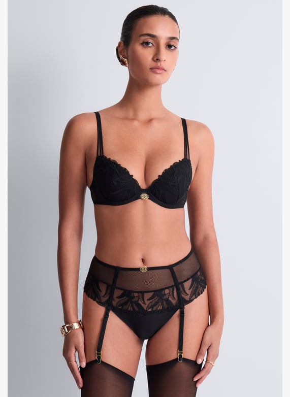 Garter belt thong Black Aubade - Women | Place des Tendances Garter belt thong Black Aubade - Women | Place des Tendances
