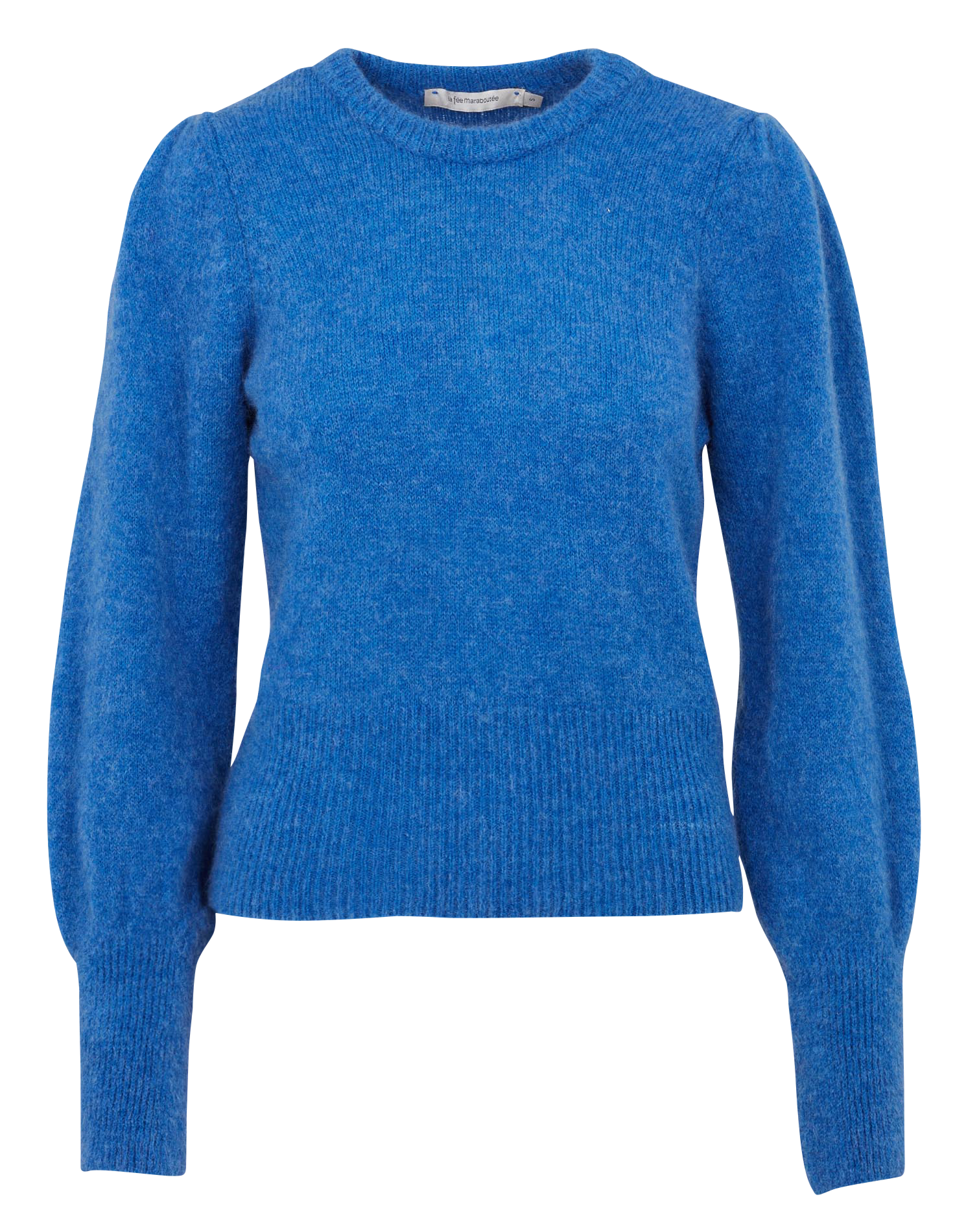 Round-neck straight sweater LA FEE MARABOUTEE Blue