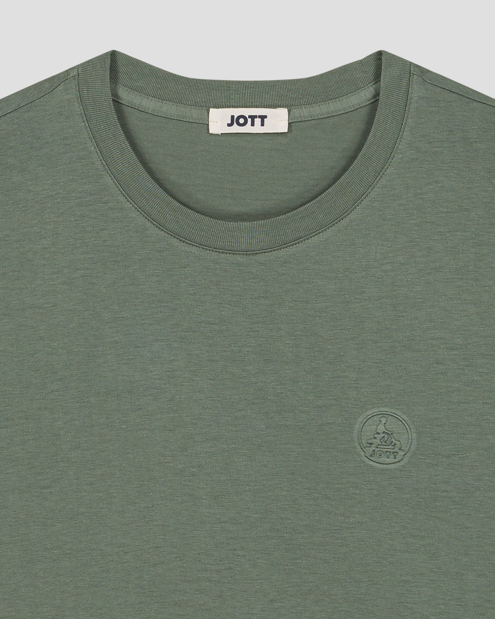 Men's round neck cotton Pedro t-shirt JOTT Green
