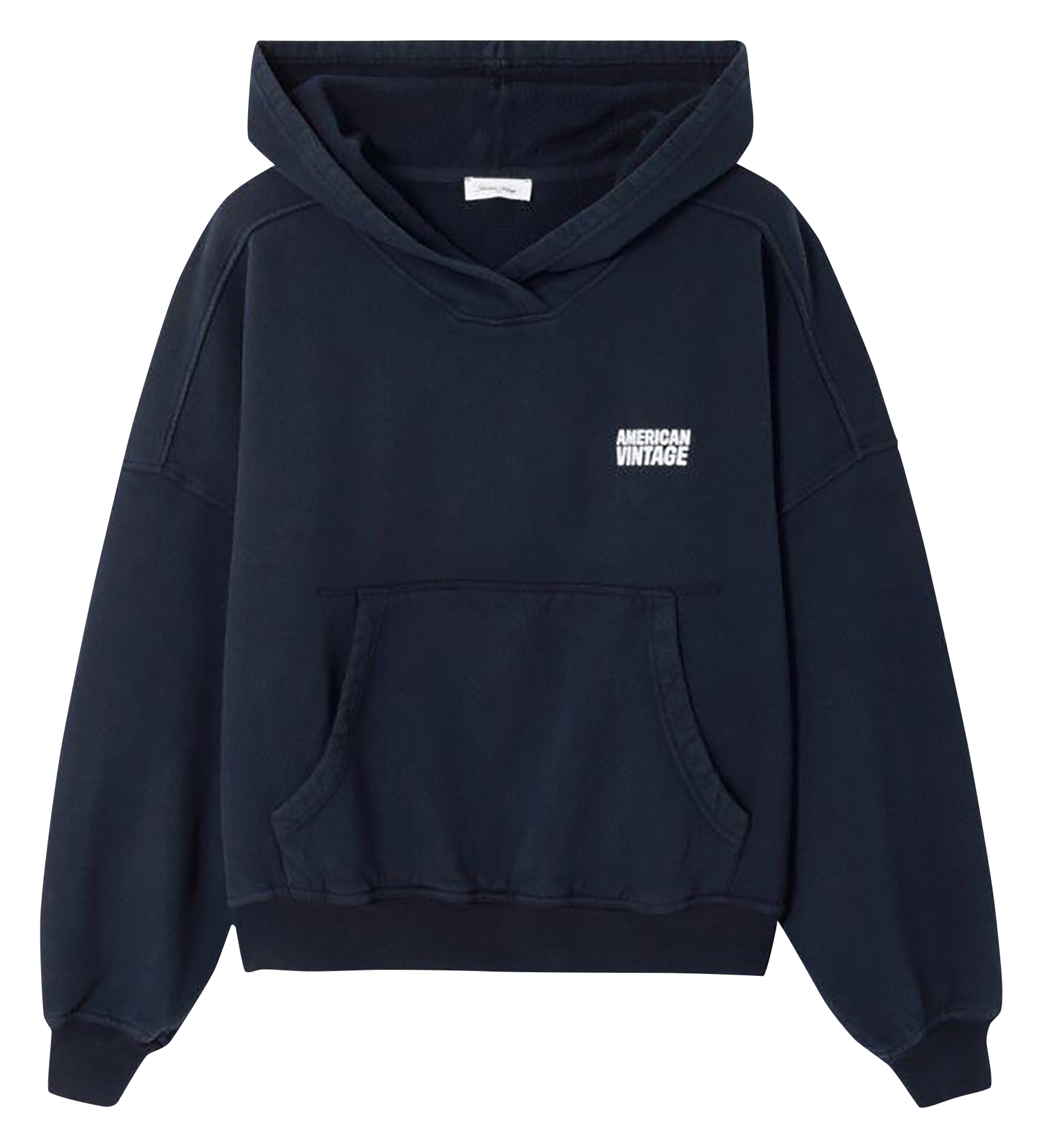 Sweat oversize à capuche en coton AMERICAN VINTAGE