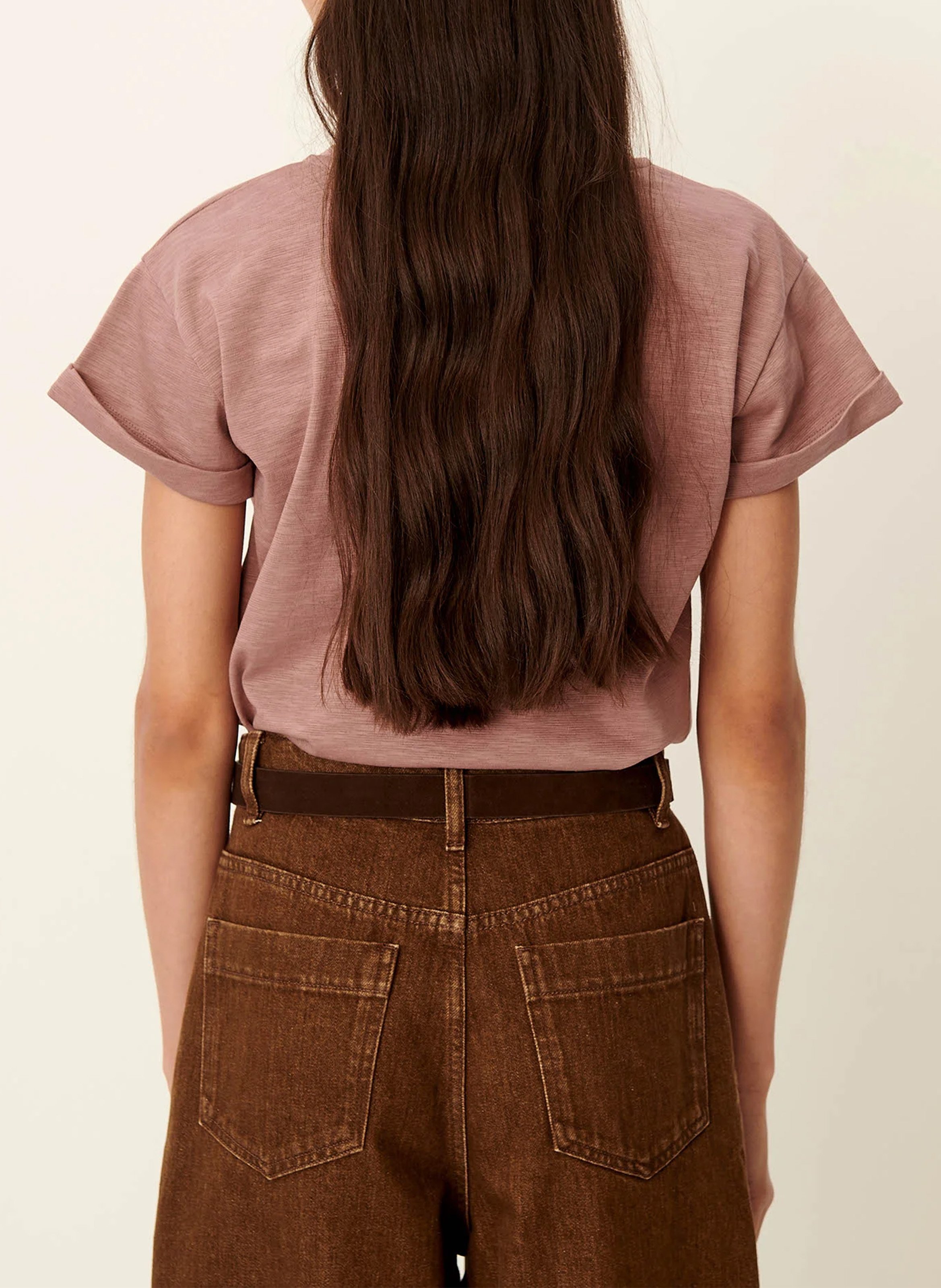 Jacksonville - T-Shirt mit Rundhalsausschnitt aus Baumwoll-Mix SESSUN Rosa