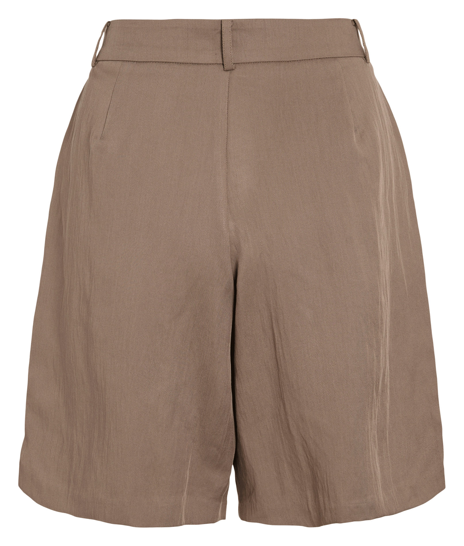 Short large taille mi-haute VILA Marron