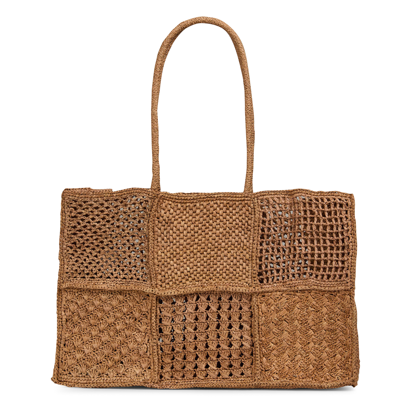 Shopping bag in rafia CAMALYA Beige