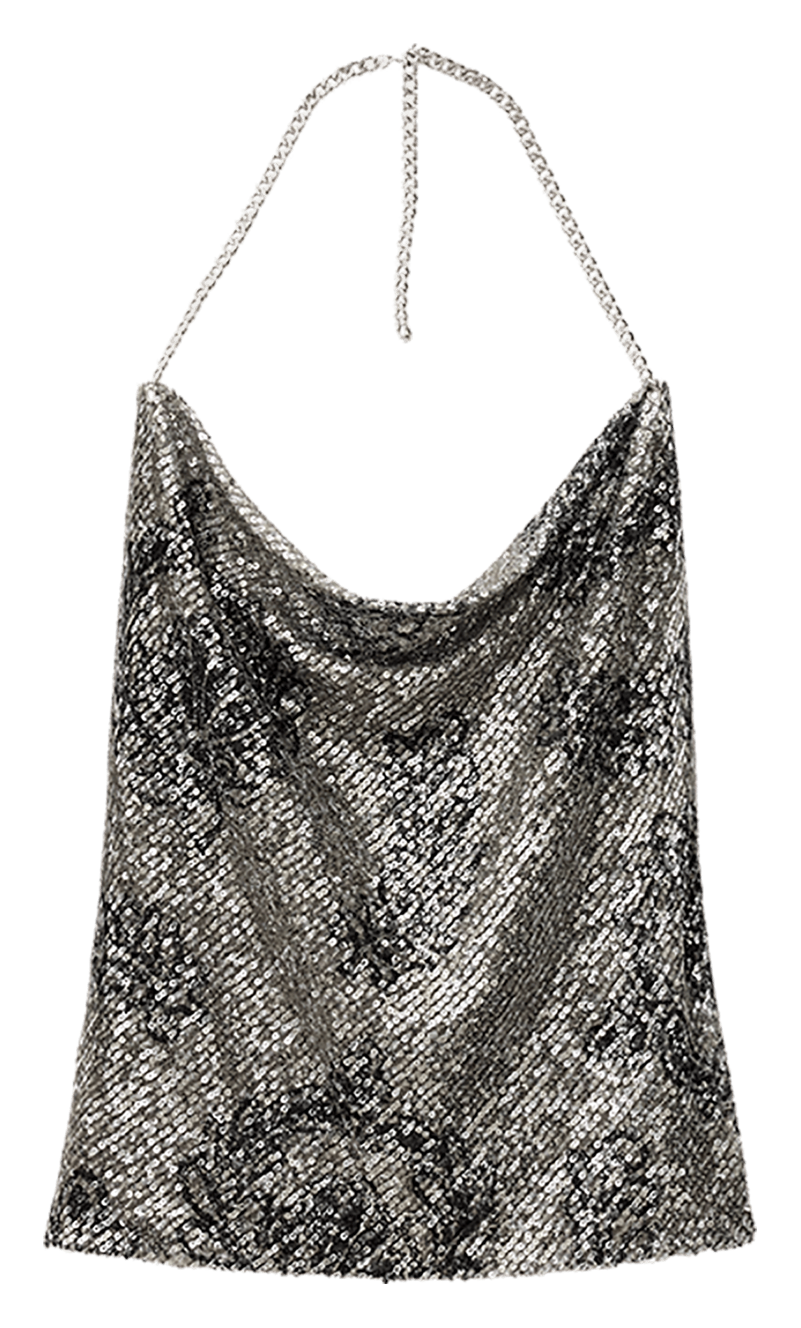 Débardeur col v à sequins BA&SH Noir