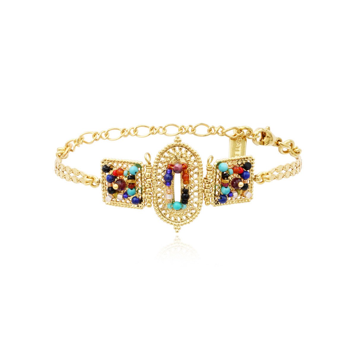 Fine bracelet   gold-plated SATELLITE PARIS Multicolored