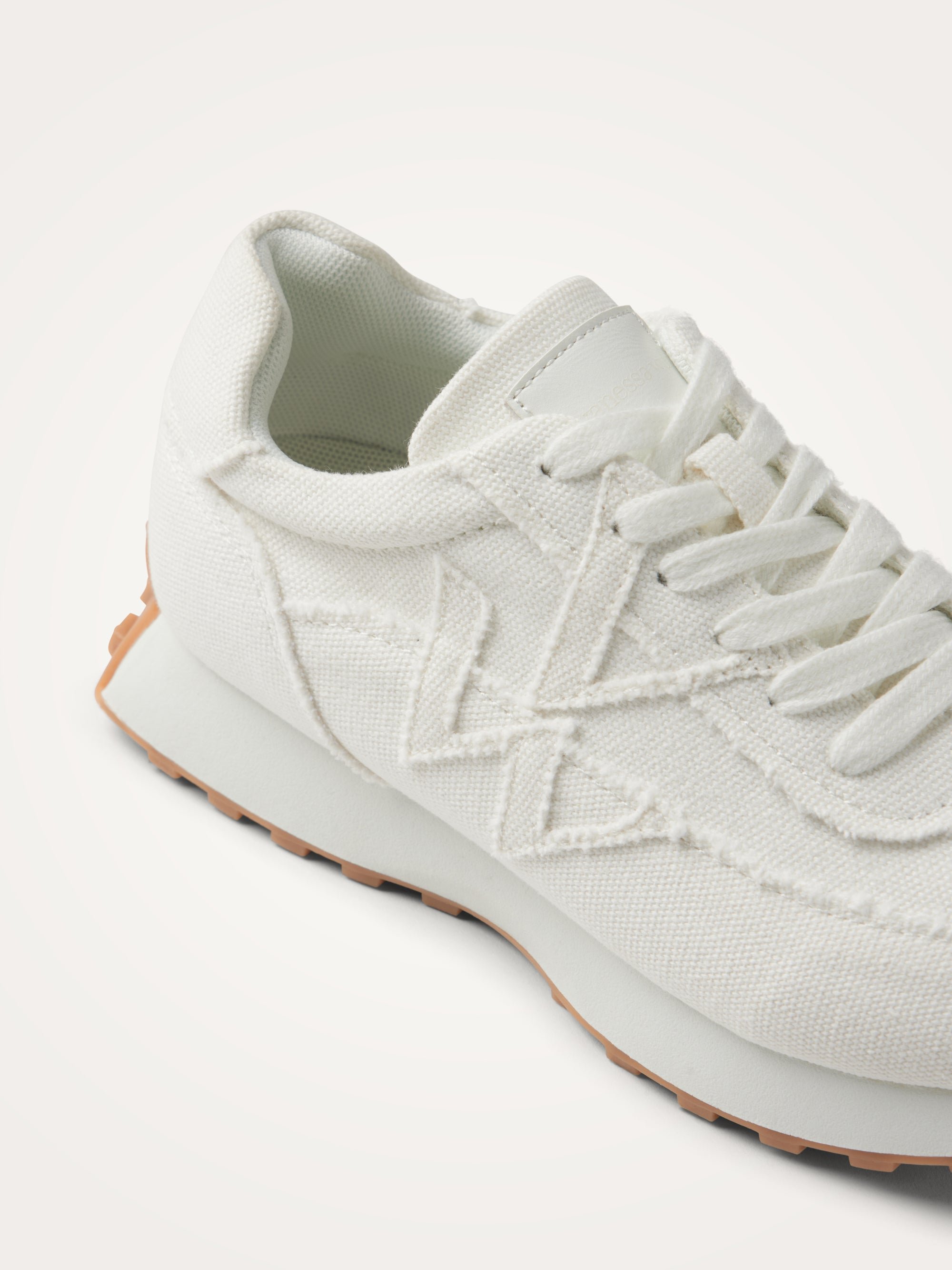 Sneakers with monogram on running sole VANESSA WU White