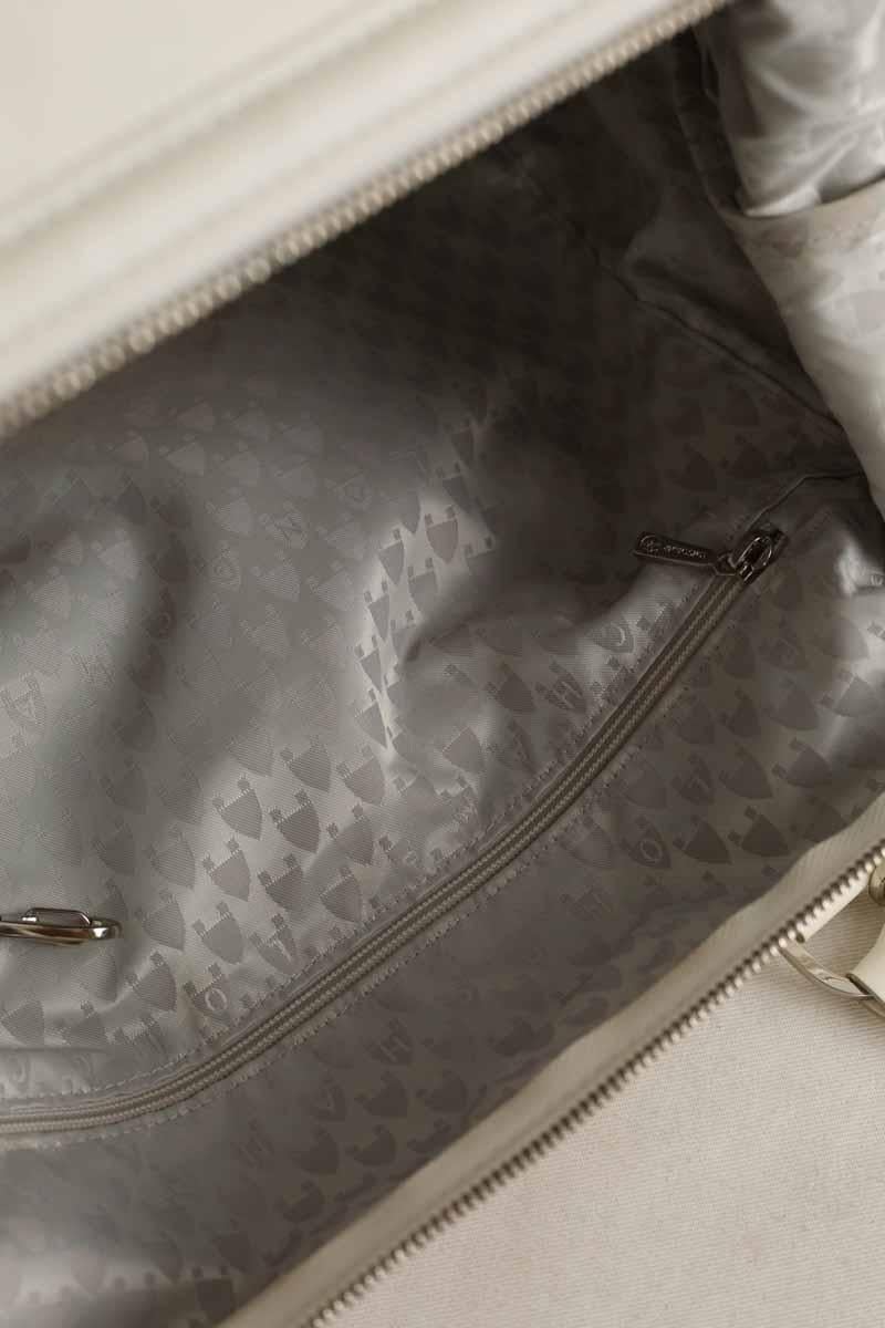 Cabas LONGCHAMP - Seconde Main Blanc