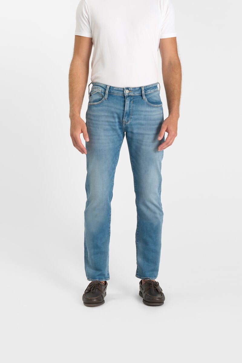 Straight jogger jeans 800/12 regular, length 34 LE TEMPS DES CERISES Blue