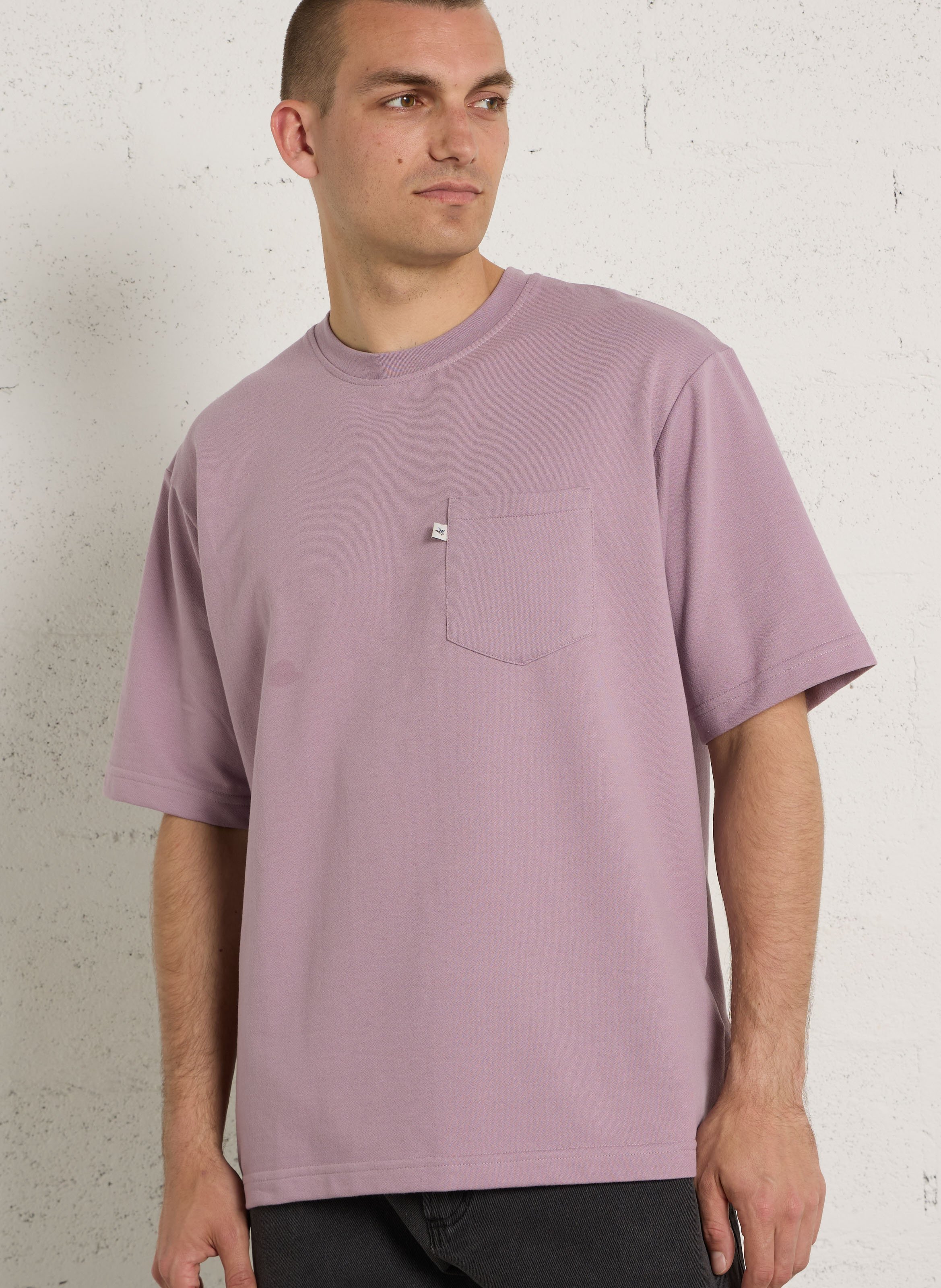 Tee-shirt droit manches courtes uni CHEVIGNON Rose