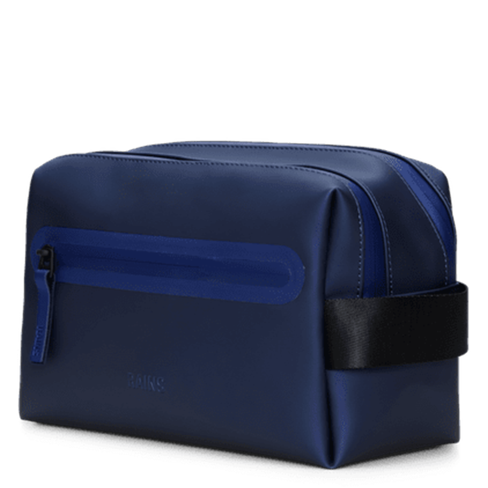 Trousse zippée unie RAINS Bleu