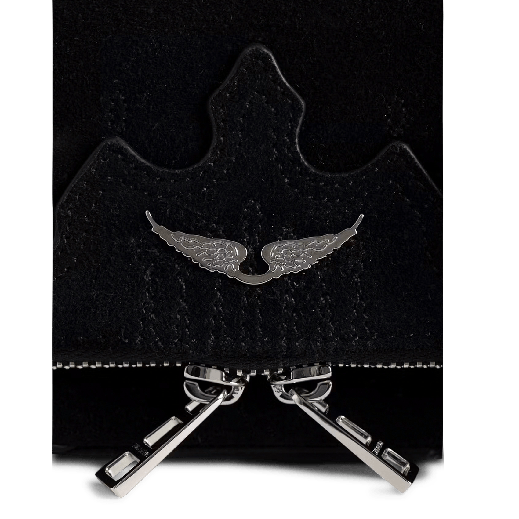 Leder-Umhängetasche ZADIG&VOLTAIRE Schwarz
