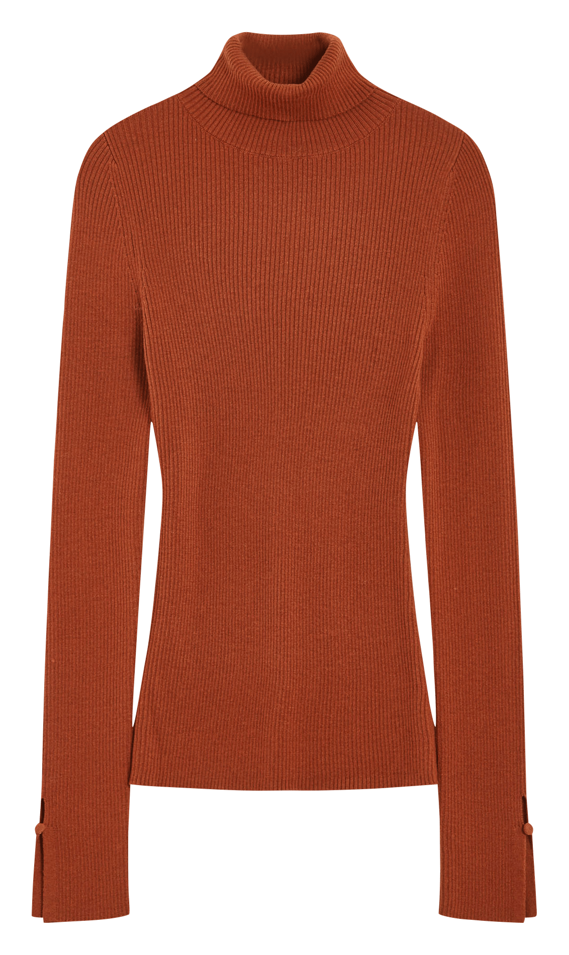 Pull moulant col roulé GRACE ET MILA Marron