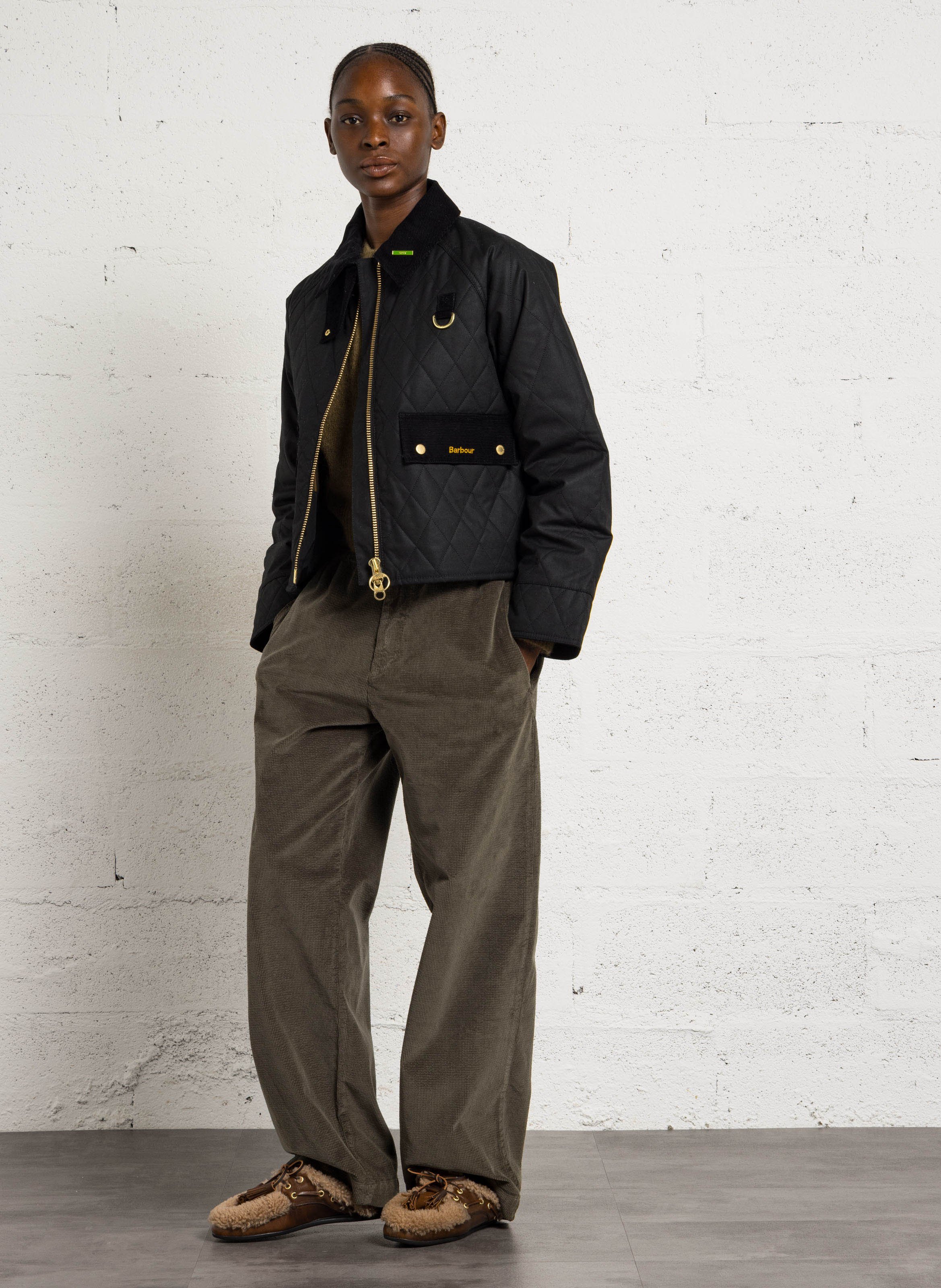 Steppjacke aus Baumwolle BARBOUR Schwarz