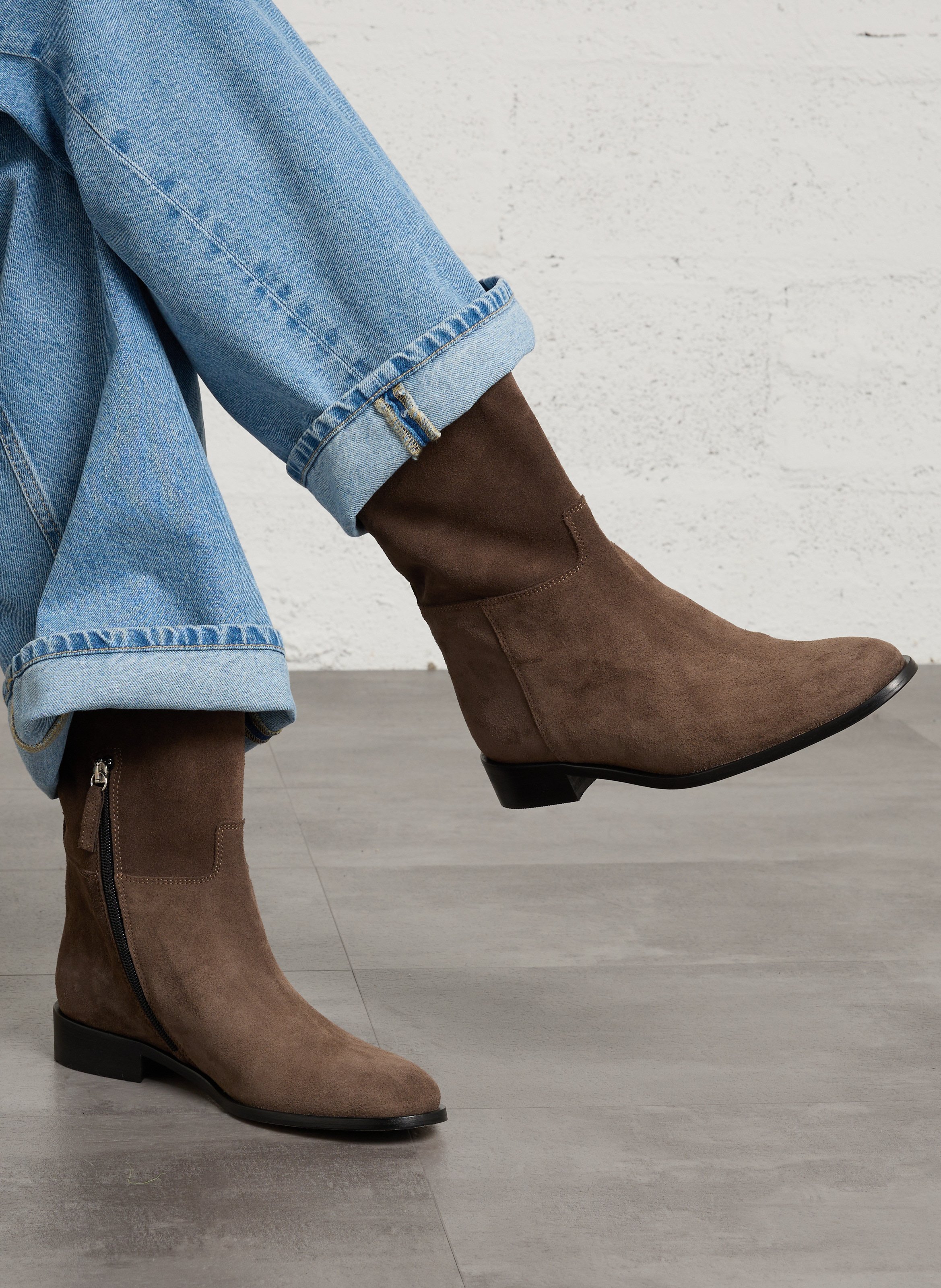 Pat - Wildleder-Stiefeletten ODARE Braun