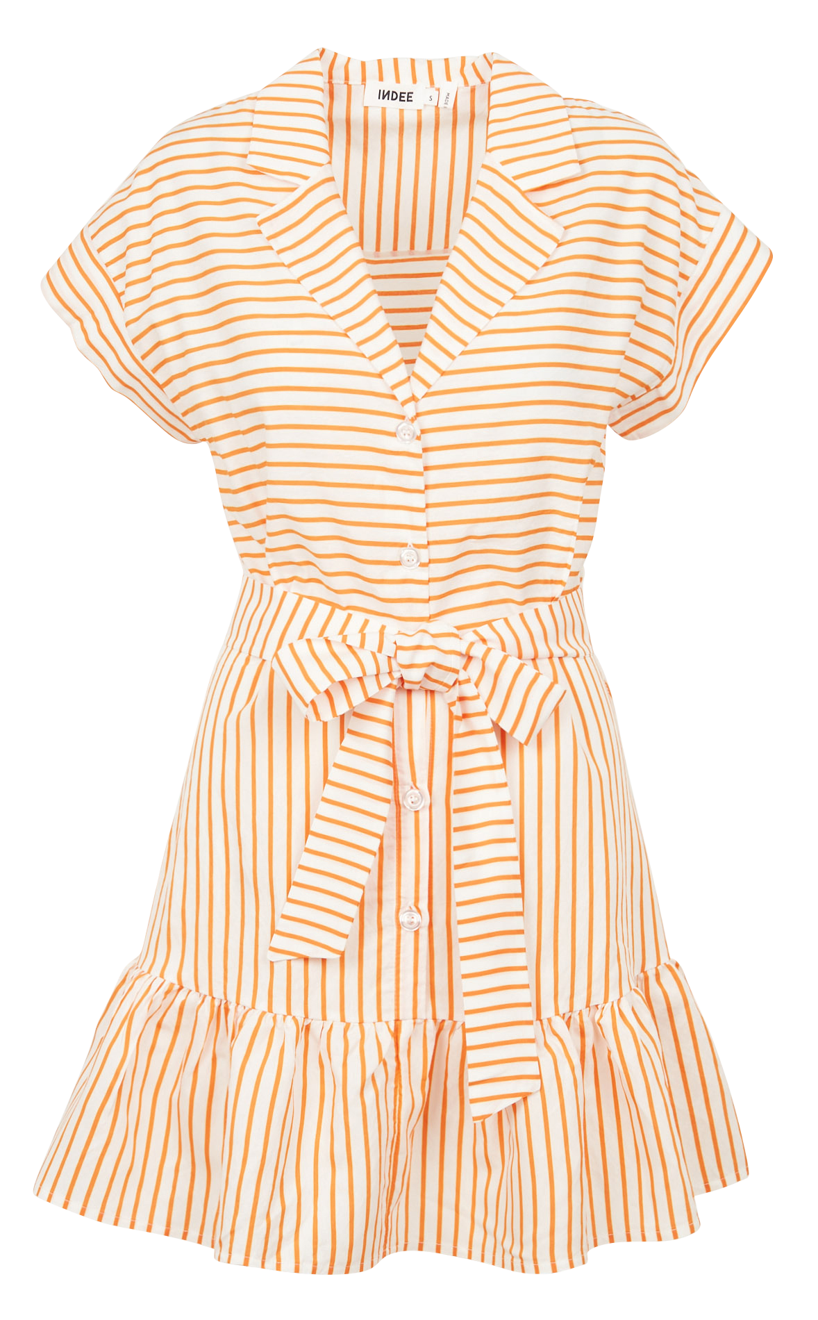 Robe courte col tailleur INDEE