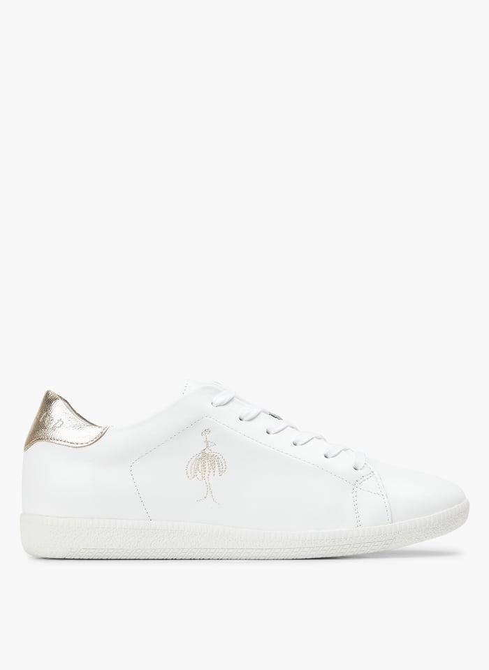 Baskets Basses En Cuir Lisse Blanc One Step Femme Place des