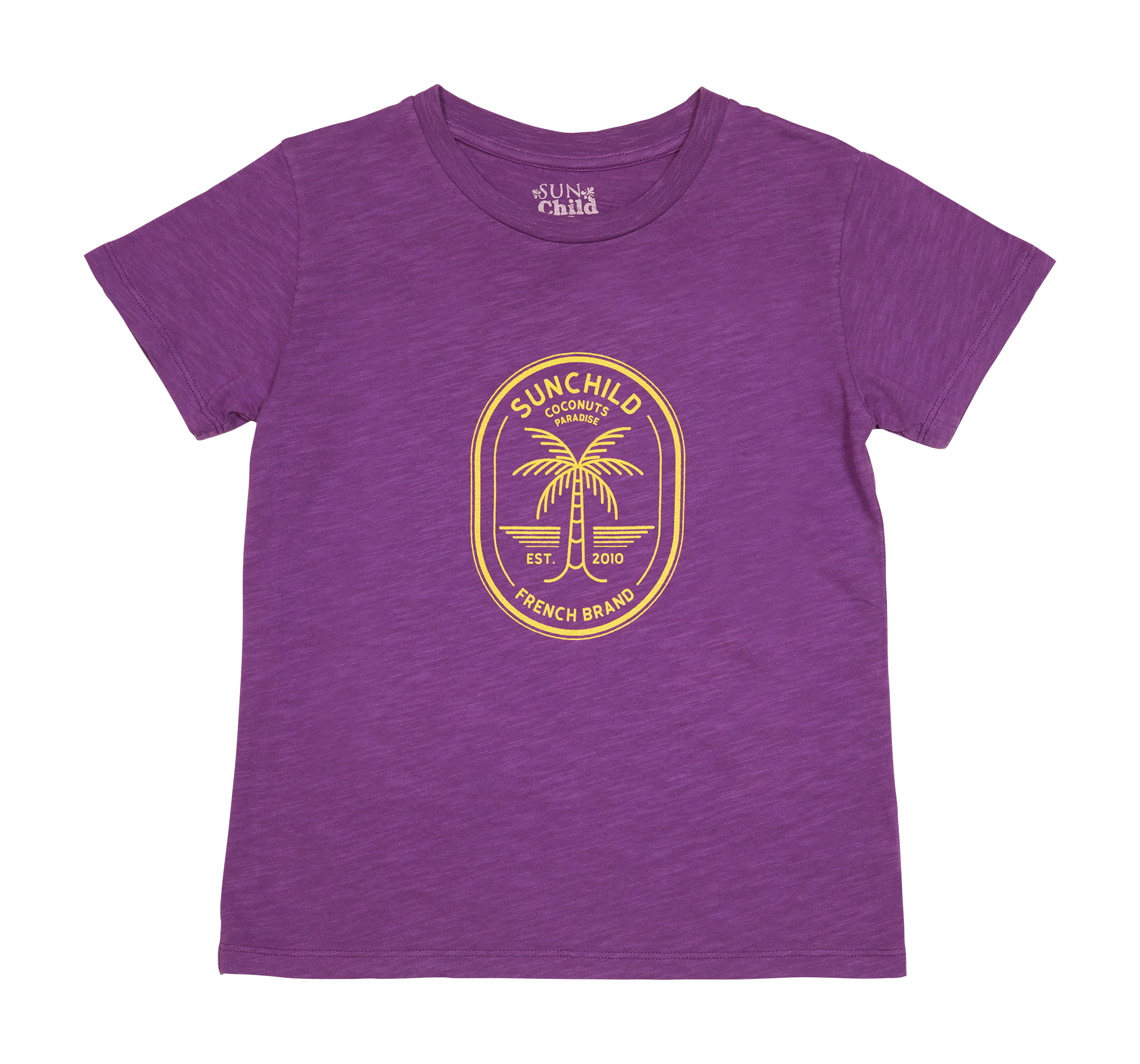 Tee-shirt en coton SUNCHILD Violet