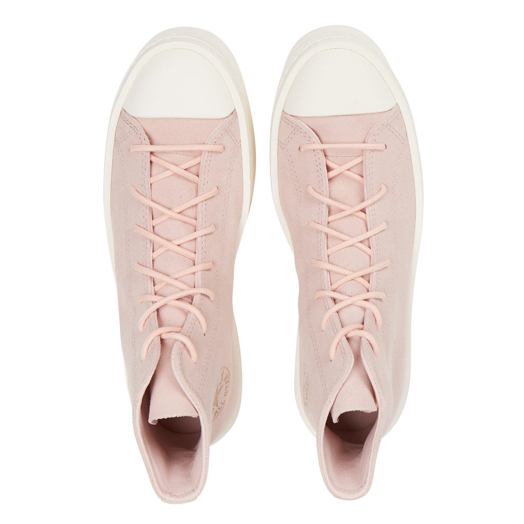 Baskets montantes en cuir CONVERSE Rose