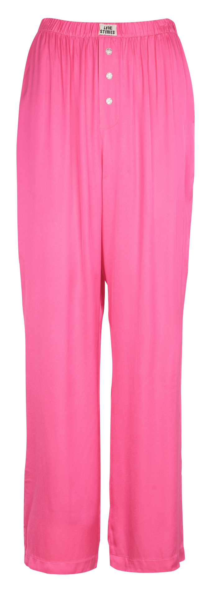 Wide buttoned pajama pants LOVE STORIES Pink