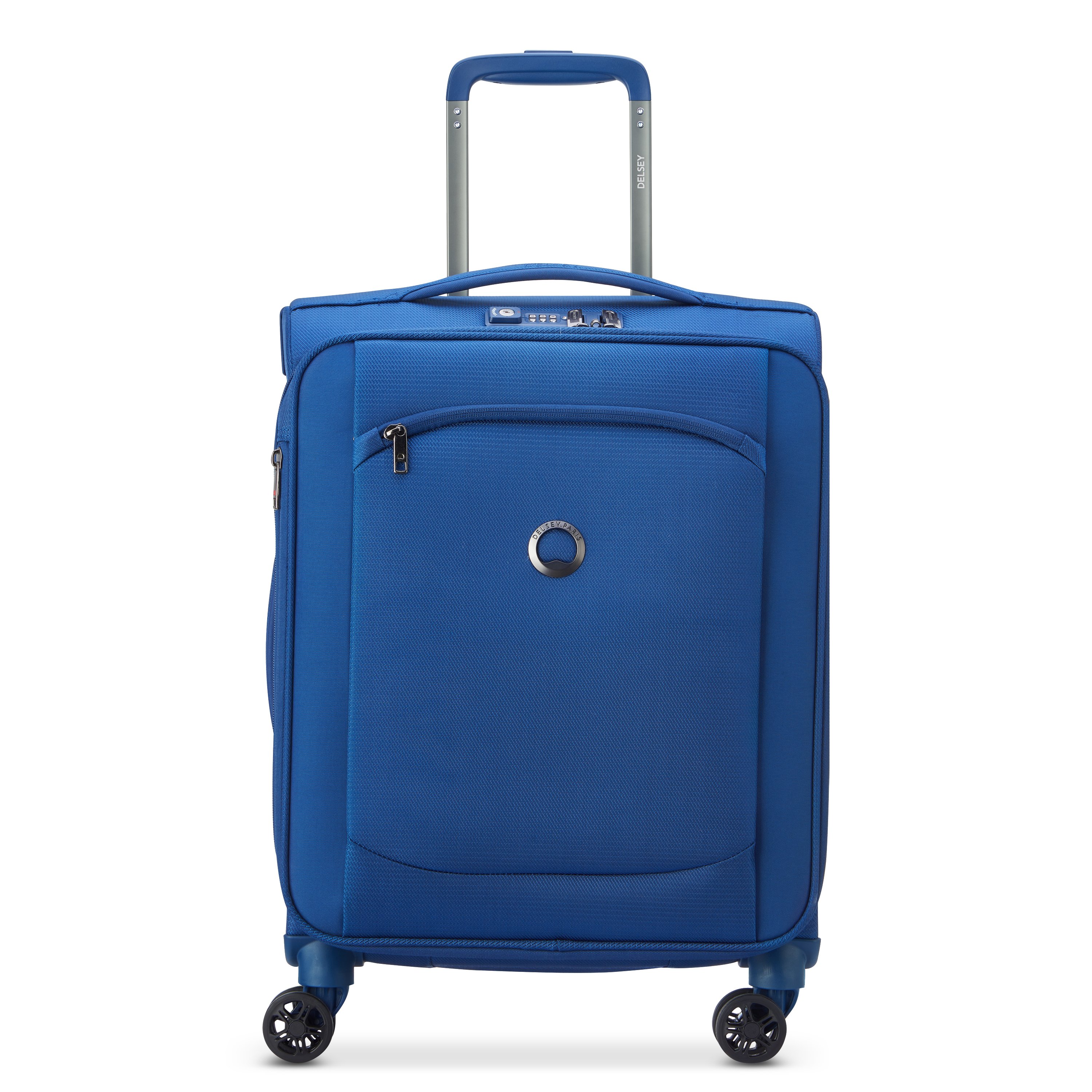 Soft cabin suitcase DELSEY PARIS Blue