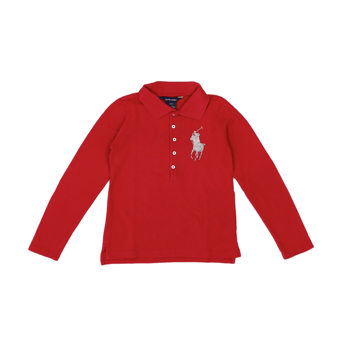 Red kids' polo - 7 years POLO RALPH LAUREN - Seconde Main Red