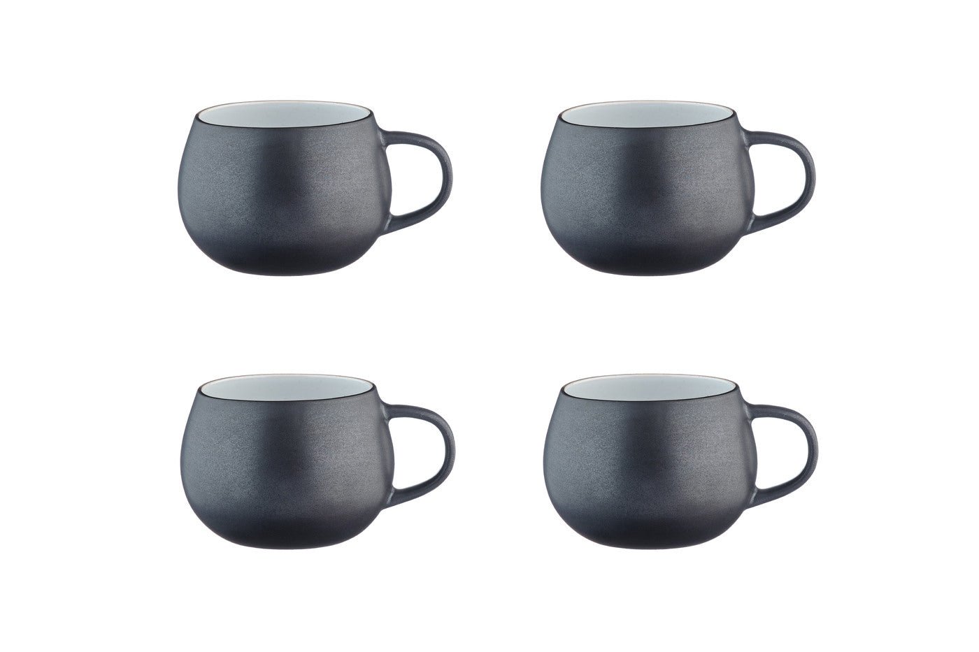 Gourmet Mug 70cl - 4 pieces - onyx BJORN Black