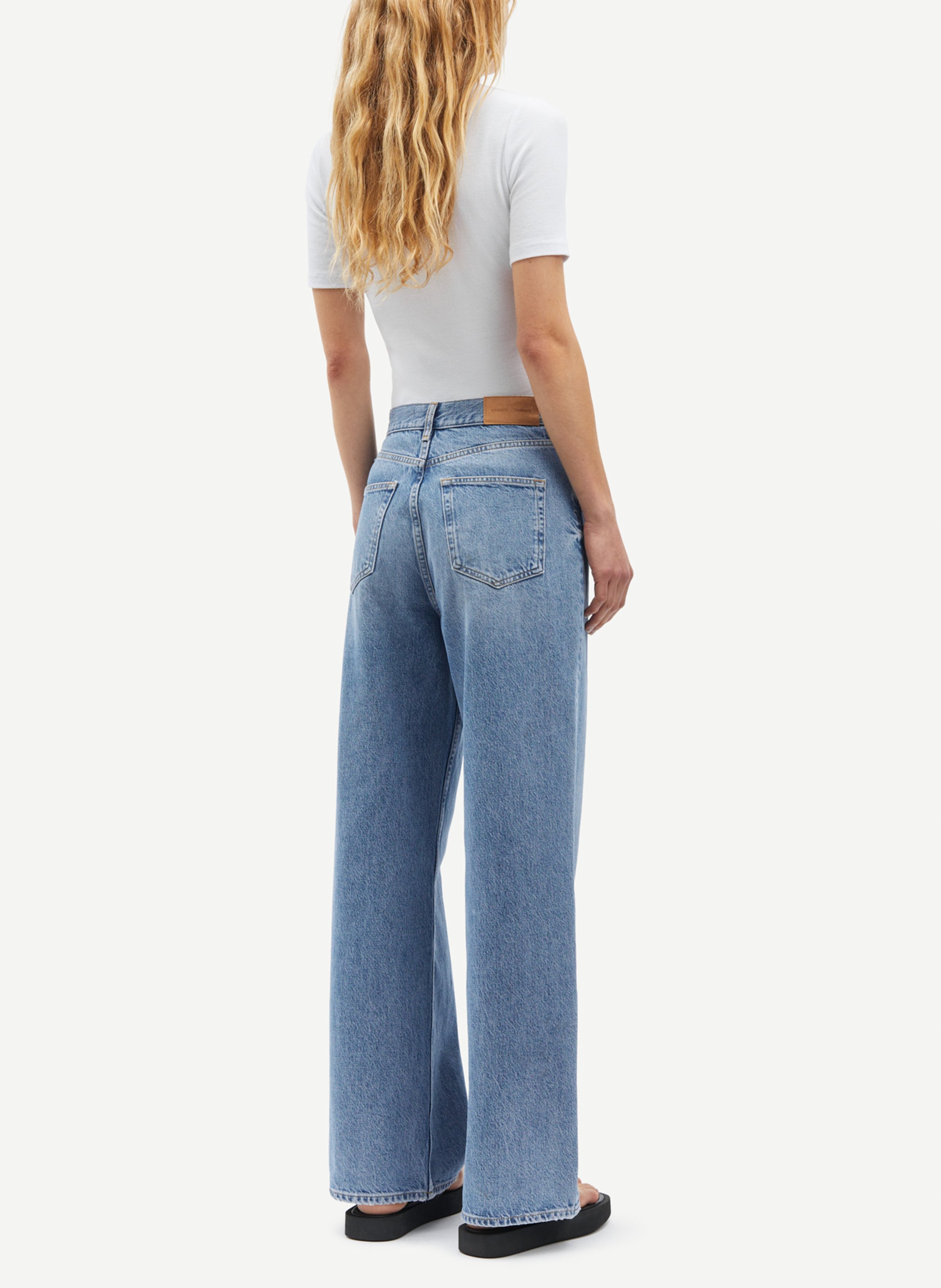 Tee-shirt manches courtes en coton organique SAMSOE SAMSOE Blanc