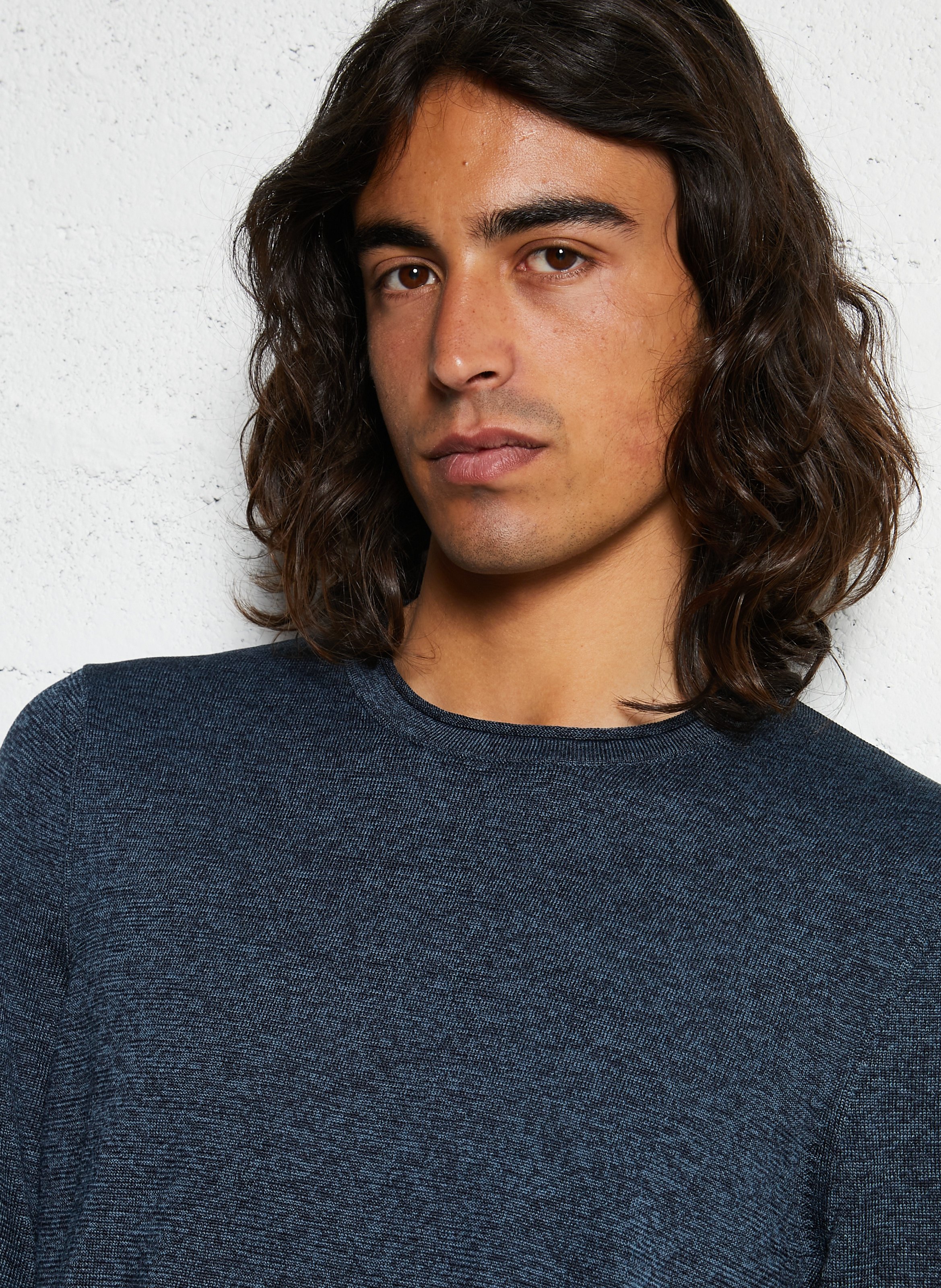 Gerade geschnittener Strickpullover IKKS Blau