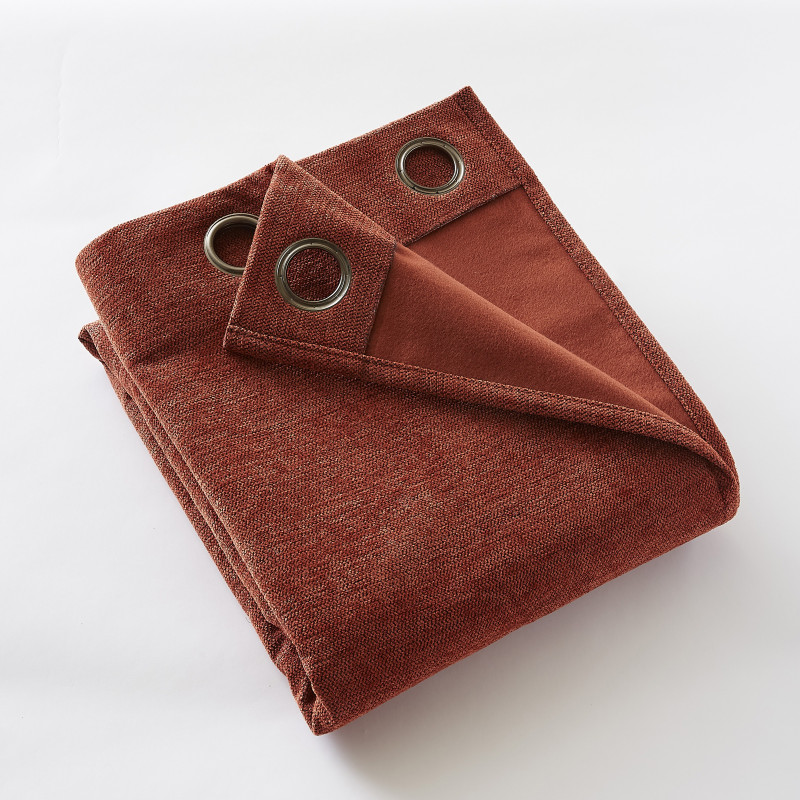 Blackout and Thermal Curtains L'EFFET PAPILLON Red