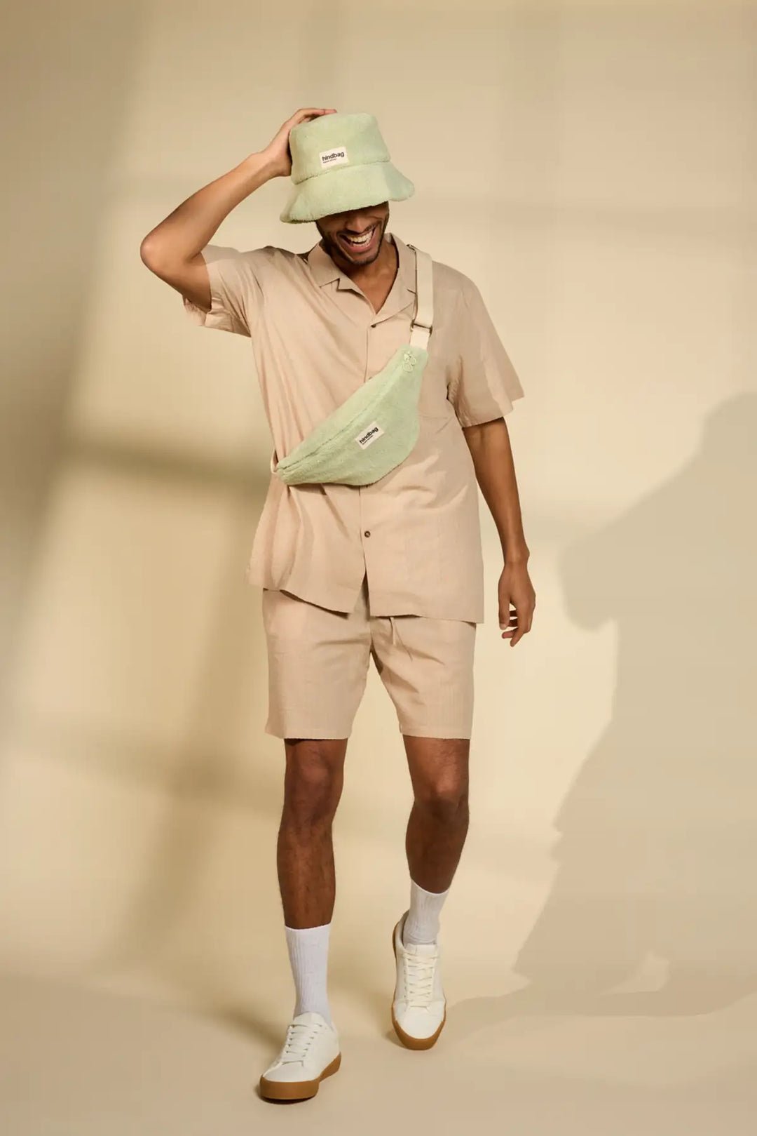 Cotton waist bag HINDBAG Green