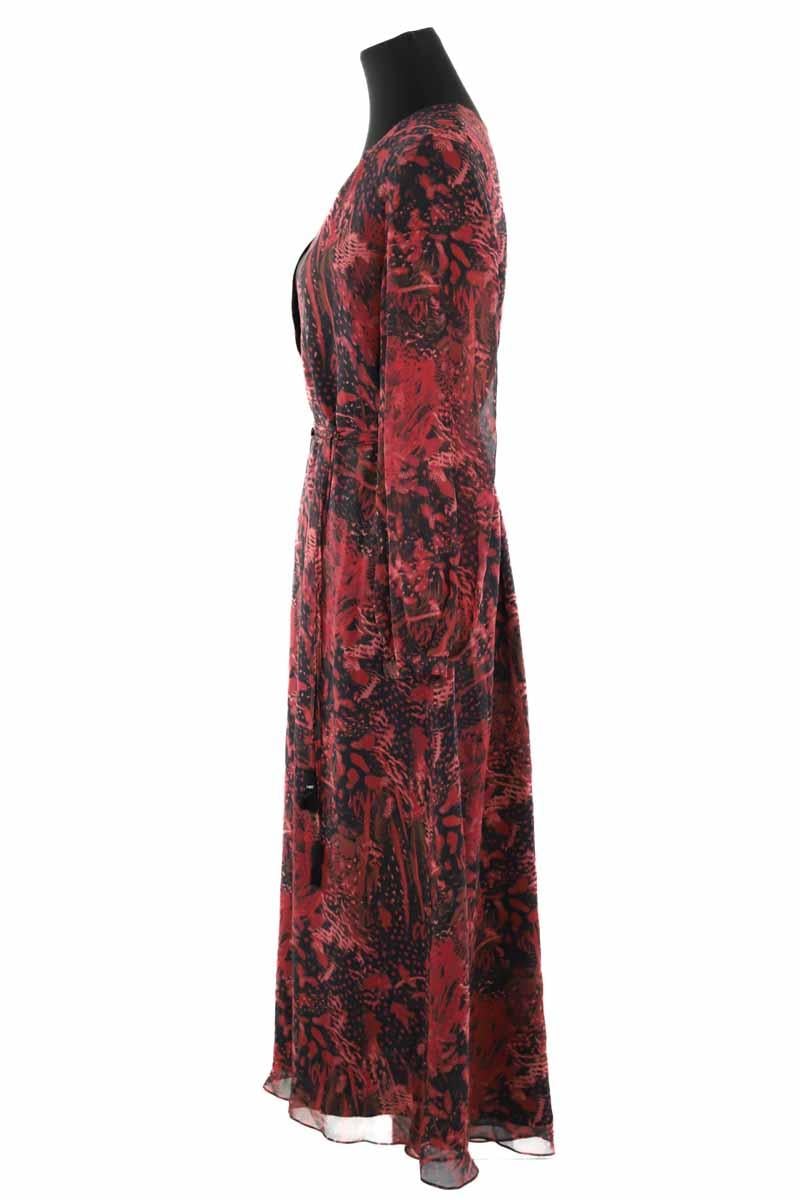 Burgundy dress IRO - Seconde Main Red
