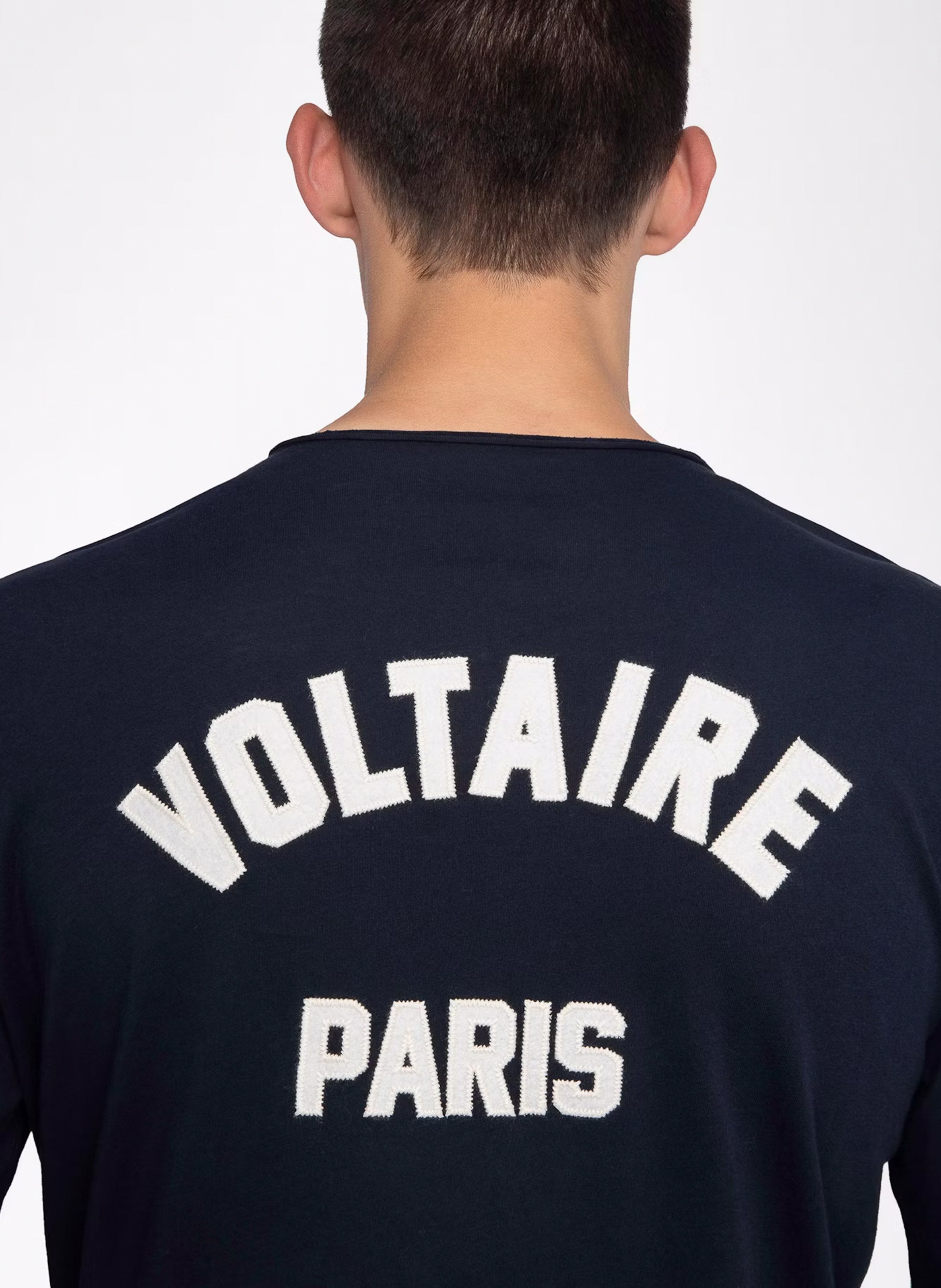 Tee-shirt droit en coton ZADIG&amp;VOLTAIRE Bleu