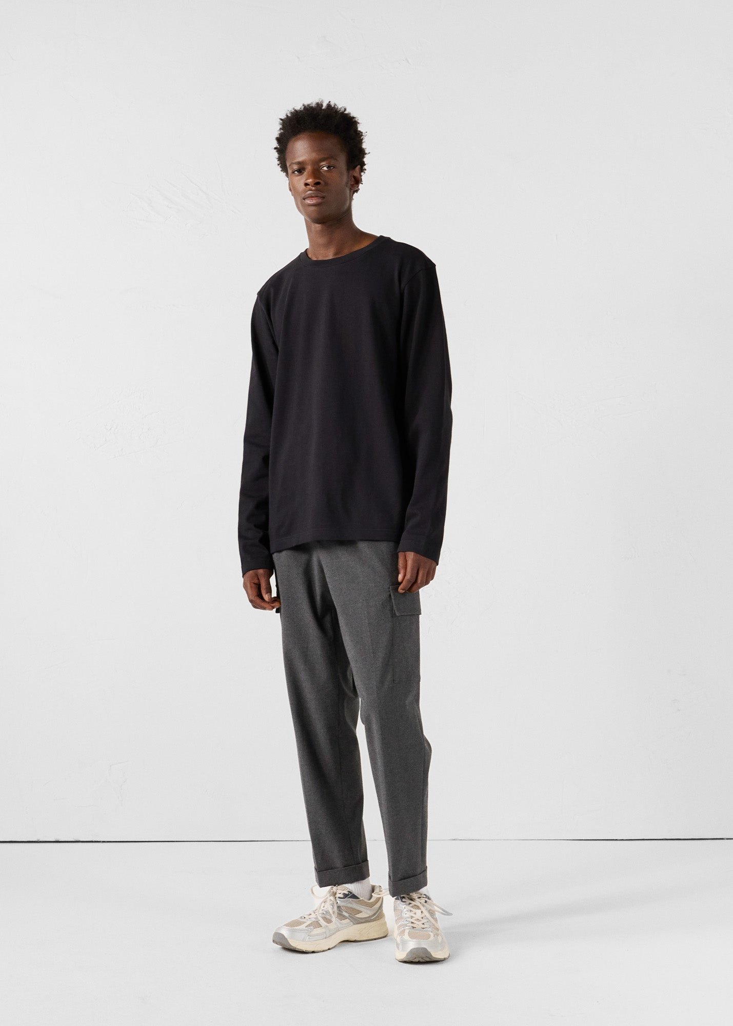 Emilio round neck T-shirt JOTT Black