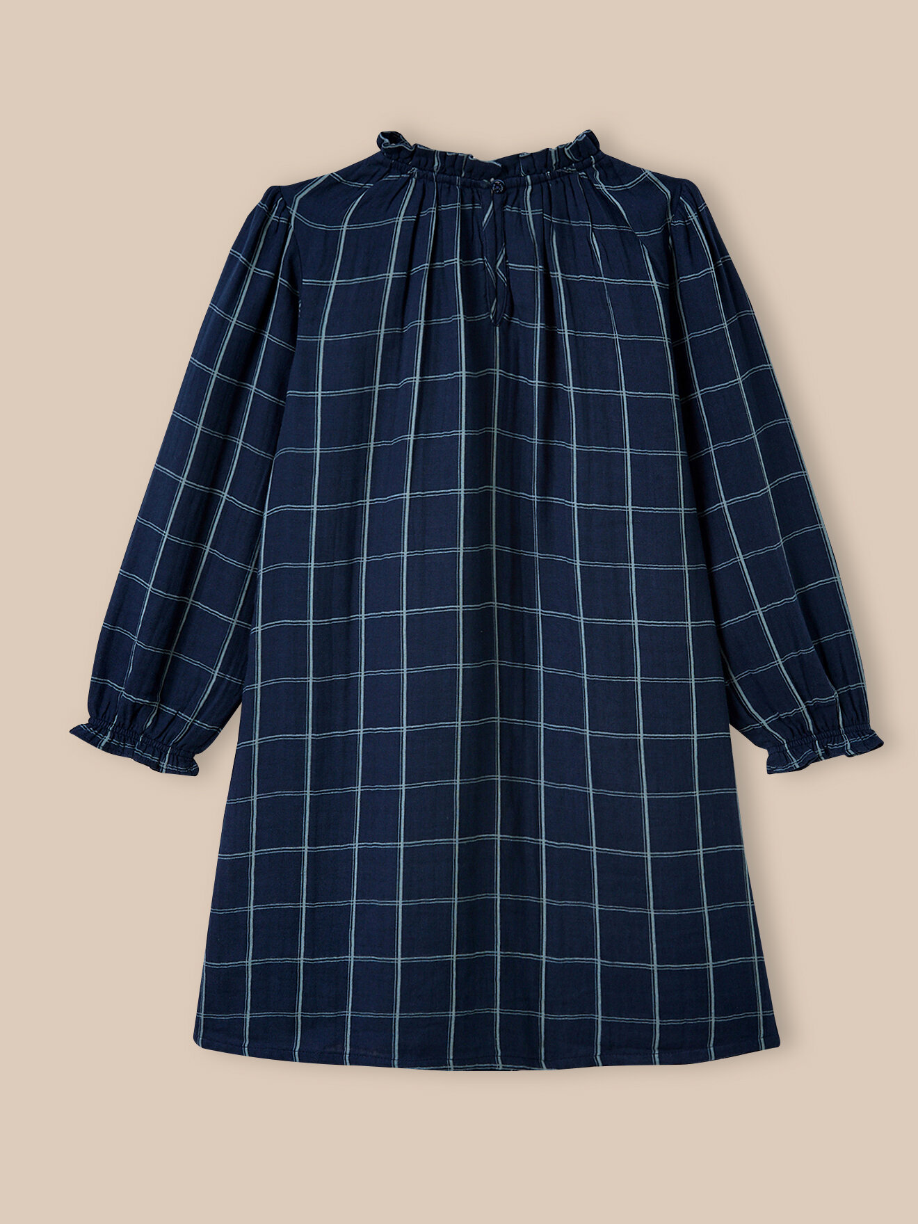 Double cotton gauze dress CYRILLUS Blue