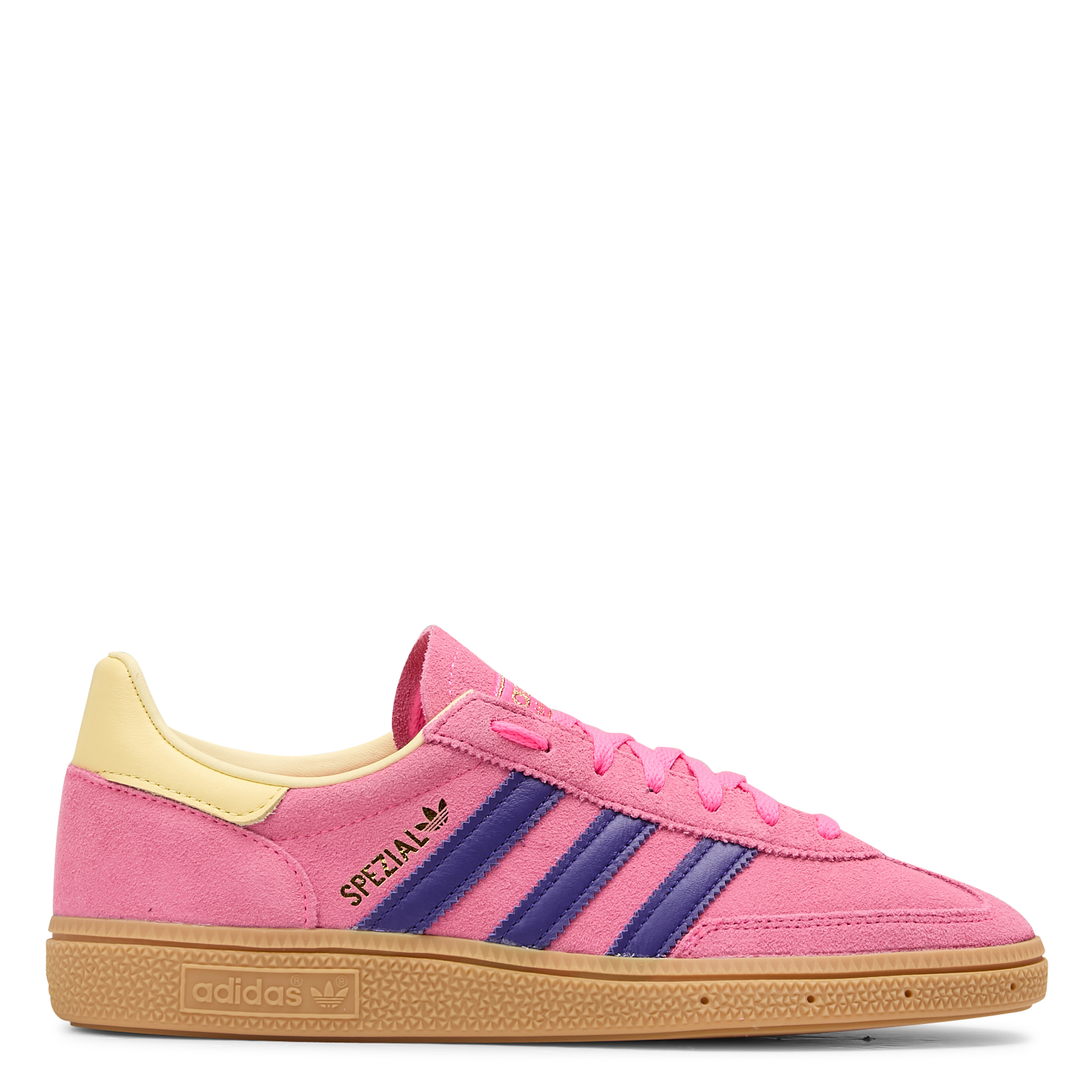 Baskets basses en cuir ADIDAS Rose