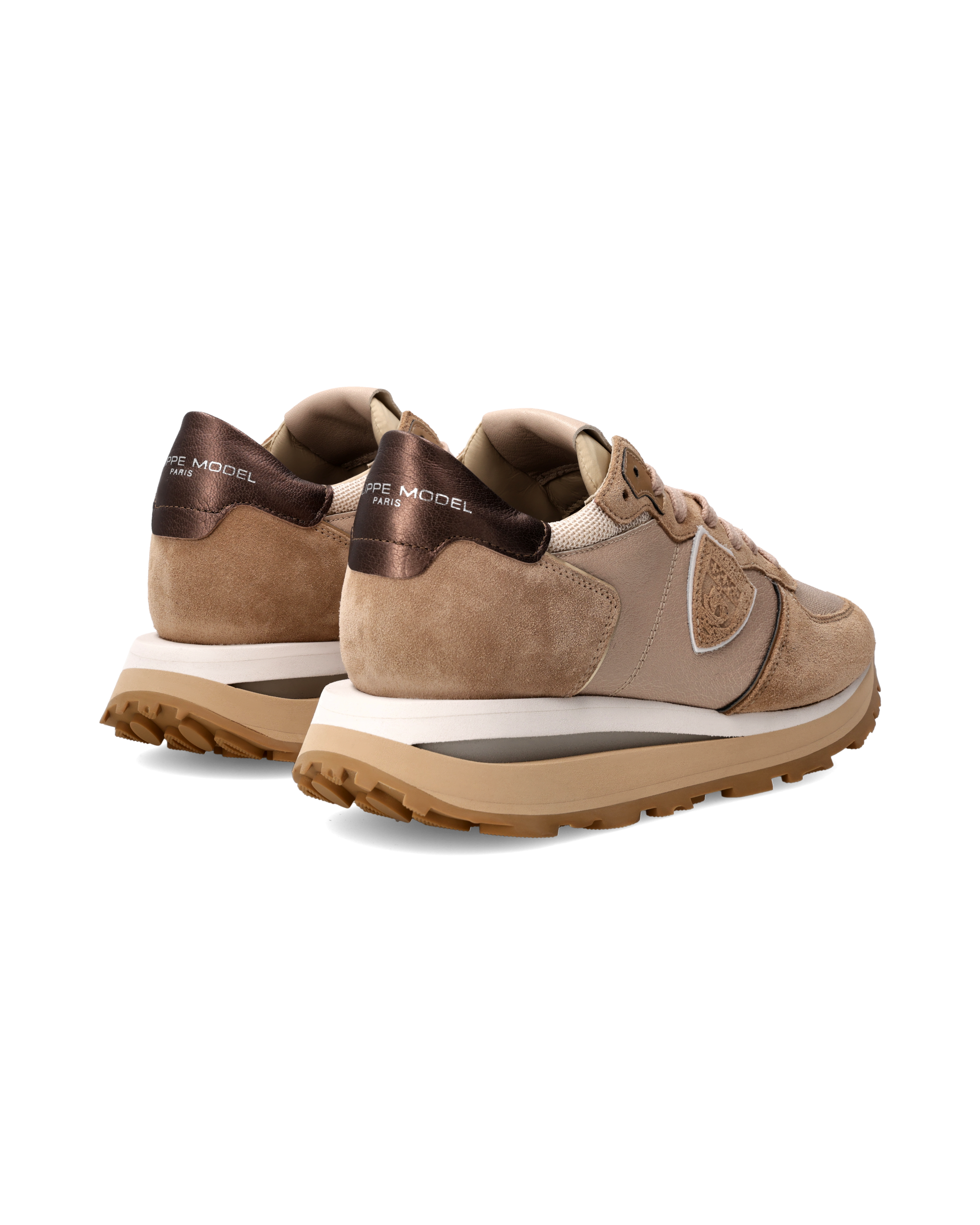 High-top running sneakers PHILIPPE MODEL Beige