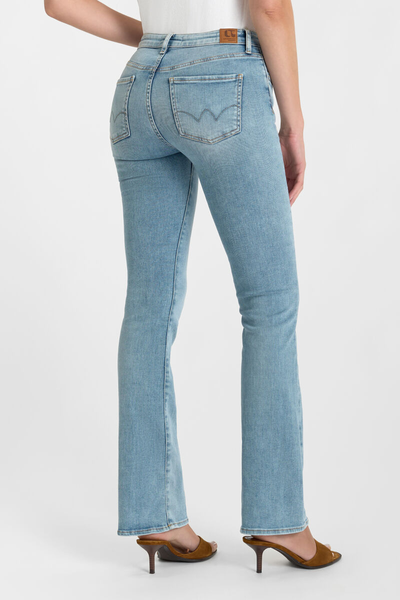 Bootcut power bootcut jeans, 34 length LE TEMPS DES CERISES Blue
