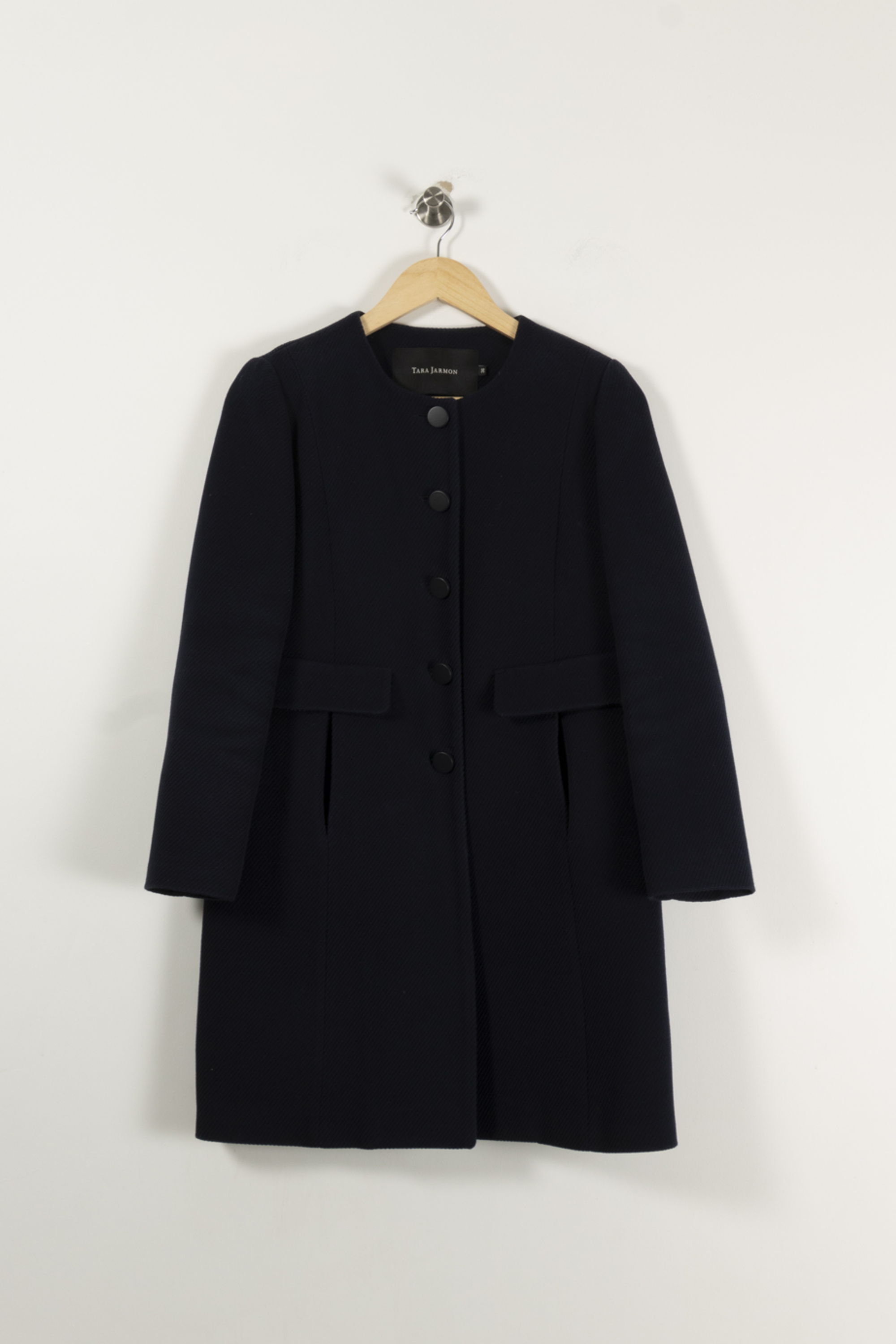 Long coat TARA JARMON - Seconde Main Blue