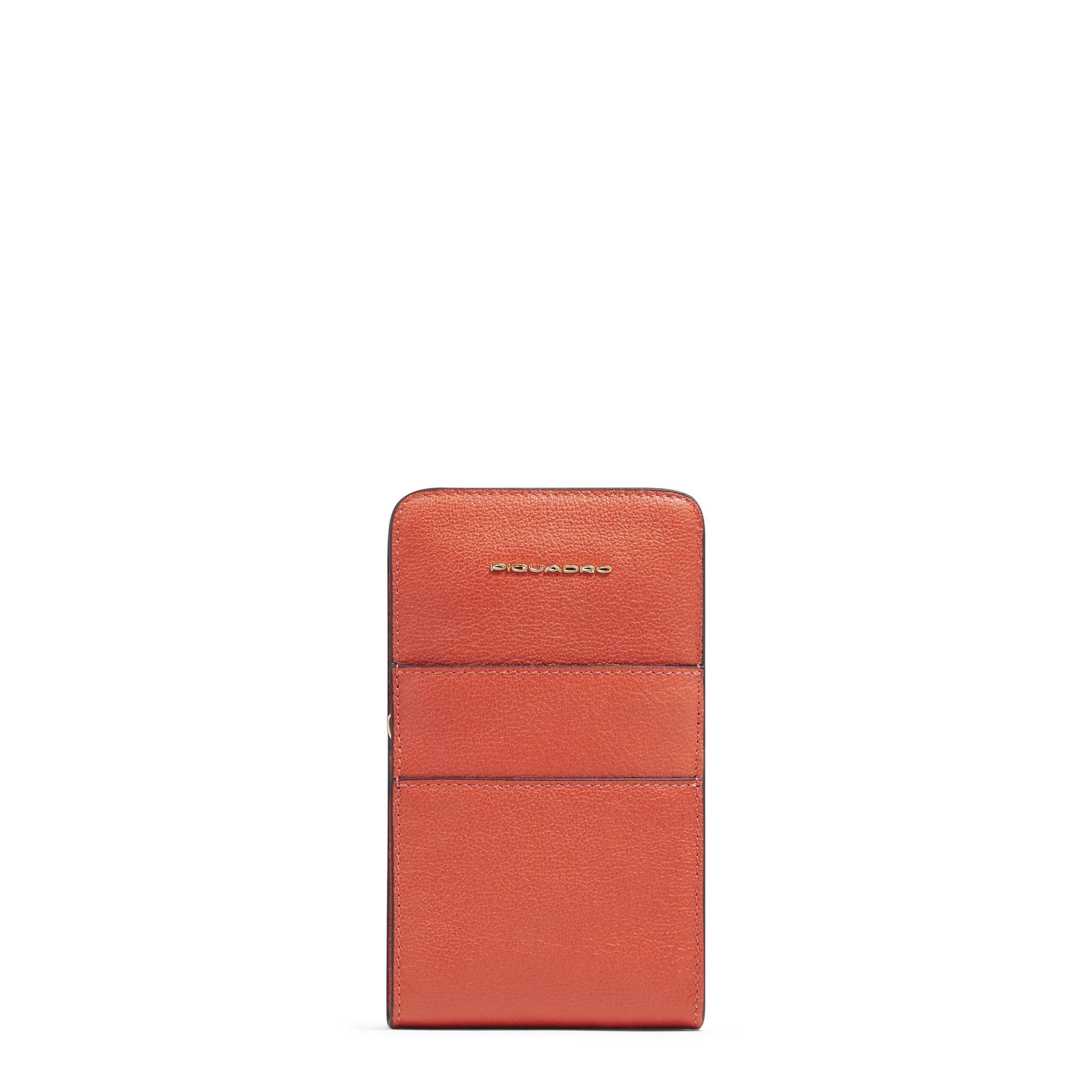 Pochette pour téléphone tour du cou PIQUADRO Orange