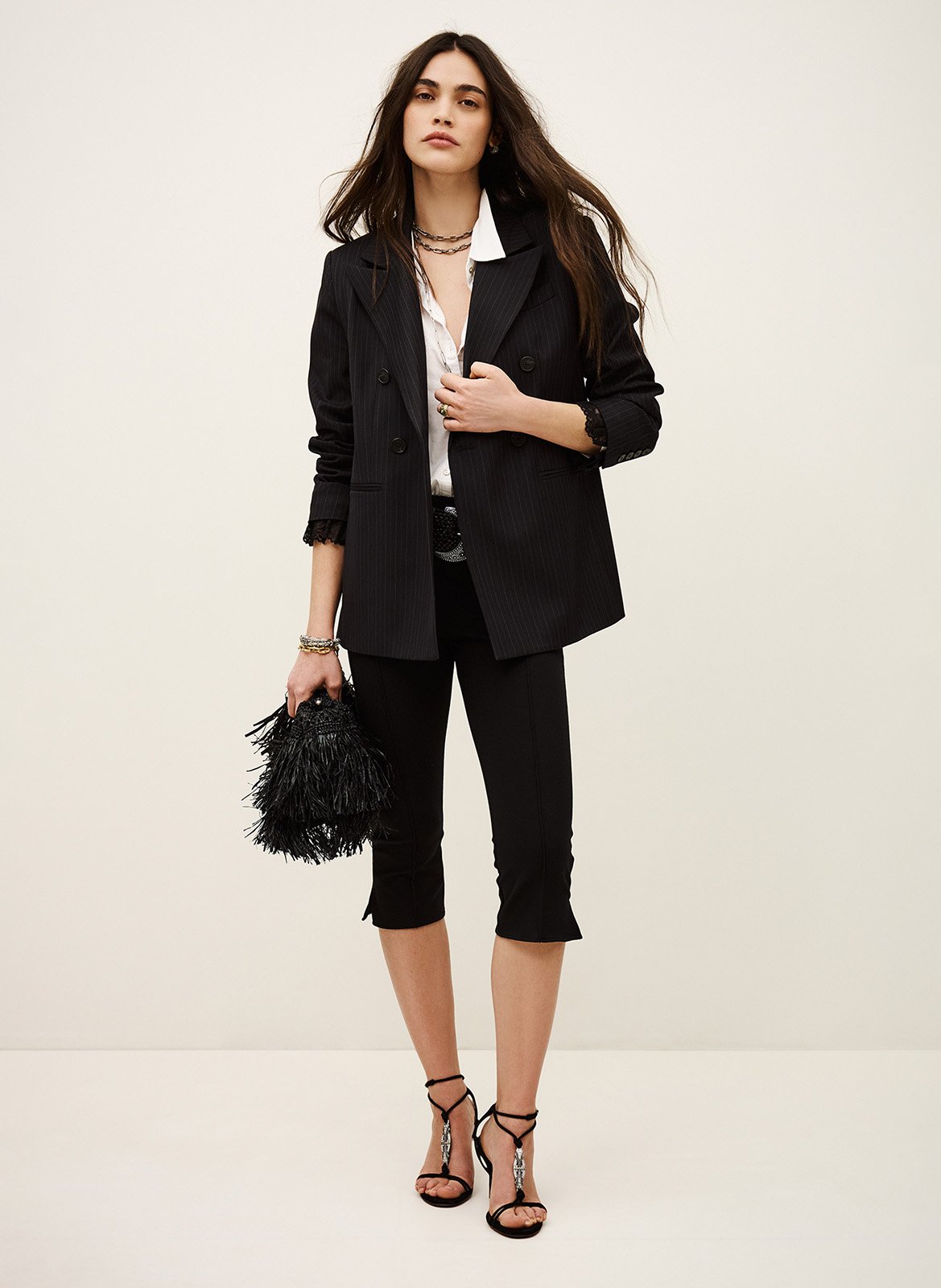 Veste col tailleur BA&SH Bleu