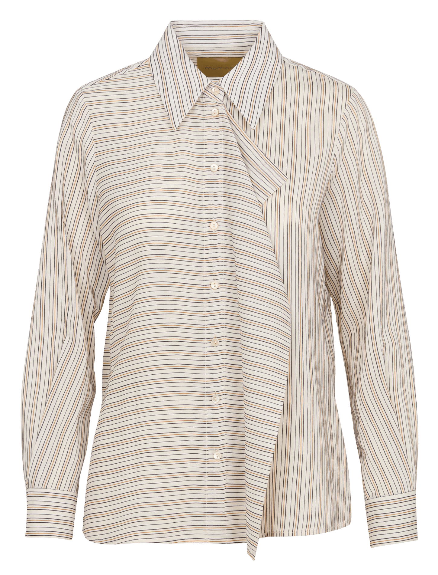 Chemise à rayures col classique  MOMONI Beige
