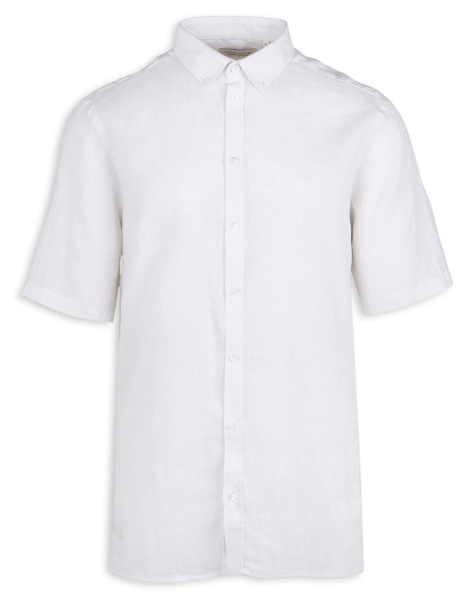 Rechte linnen en katoenen overhemd CASUAL FRIDAY