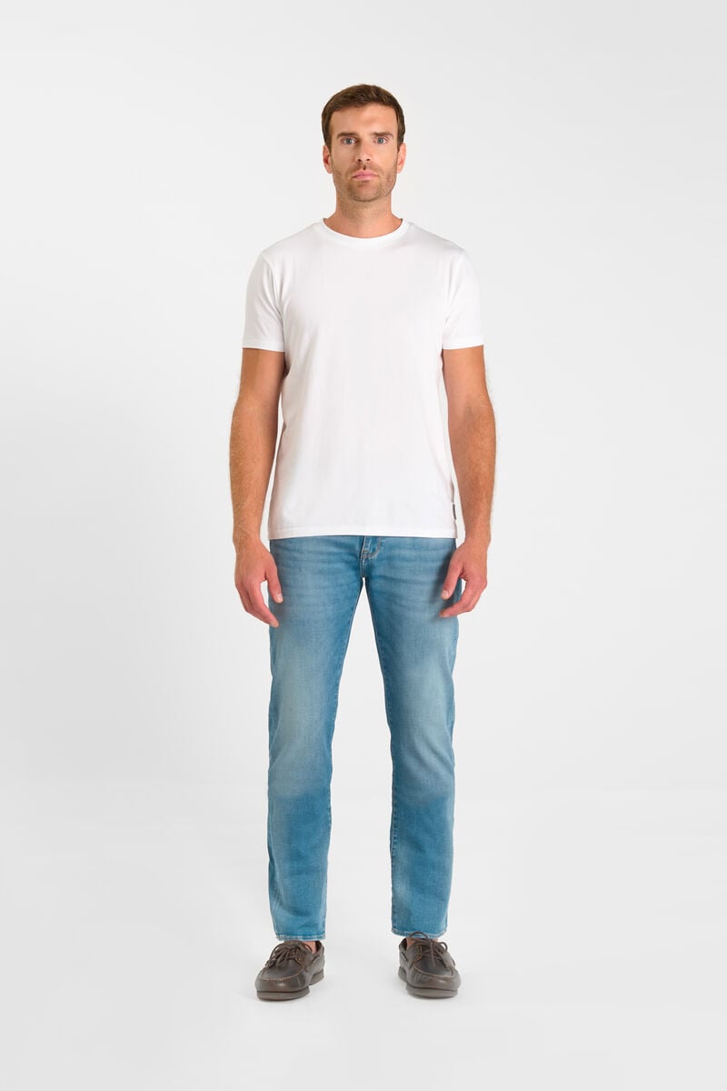 Straight jogger jeans 800/12 regular, length 34 LE TEMPS DES CERISES Blue