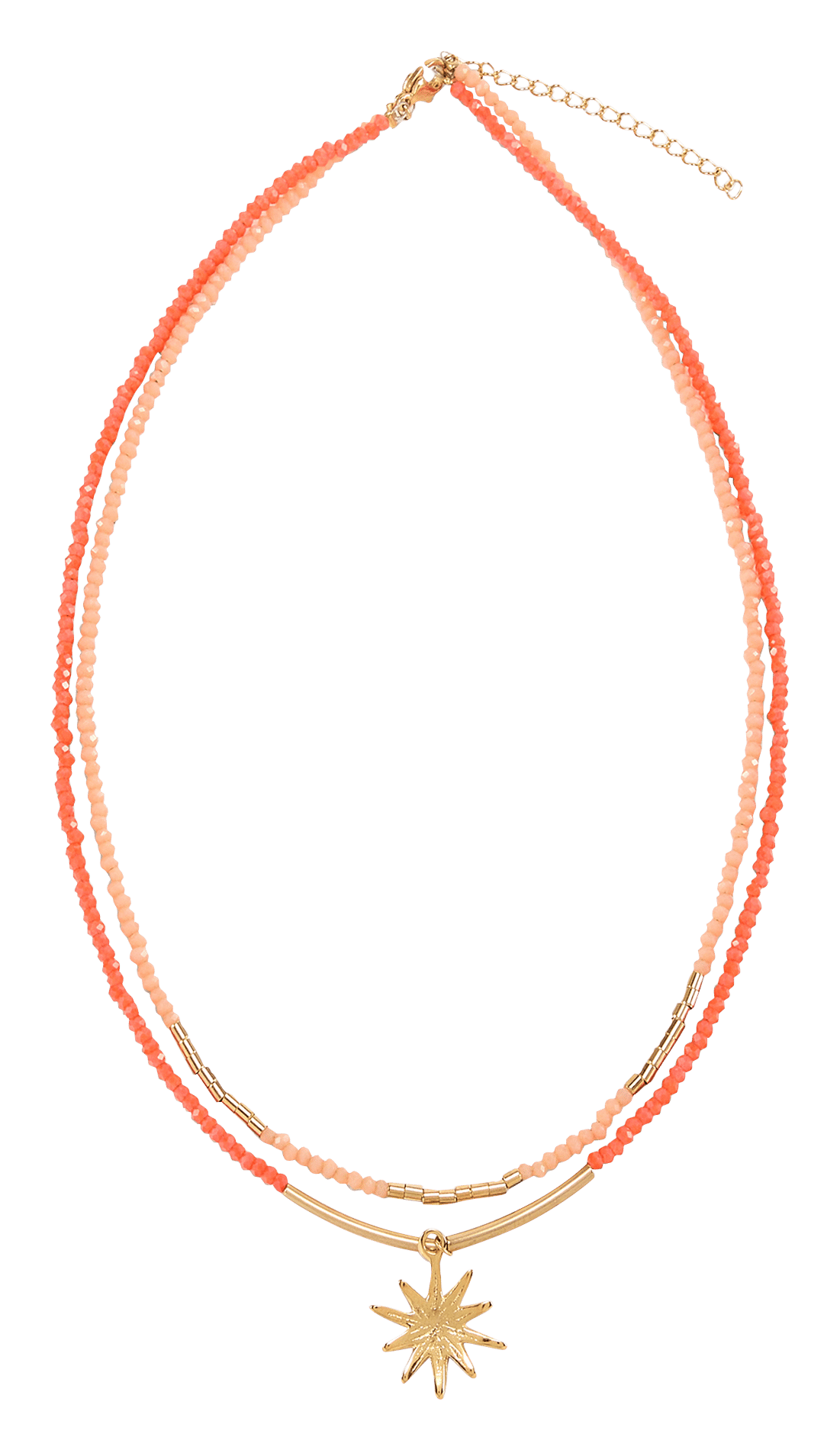 Perlenhalskette AU PRINTEMPS PARIS Orange