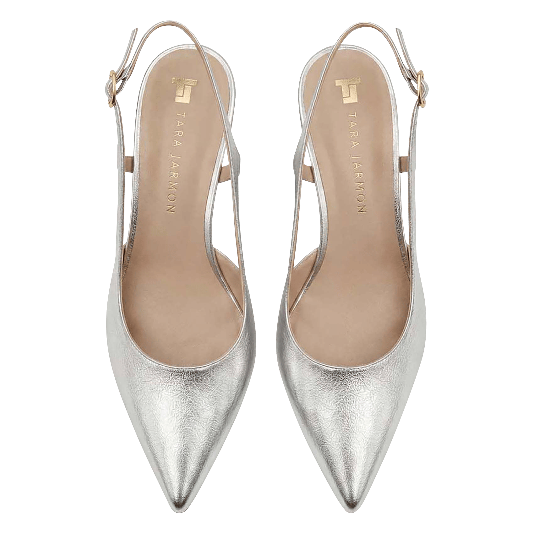 Glansleren pumps TARA JARMON Goudkleurig