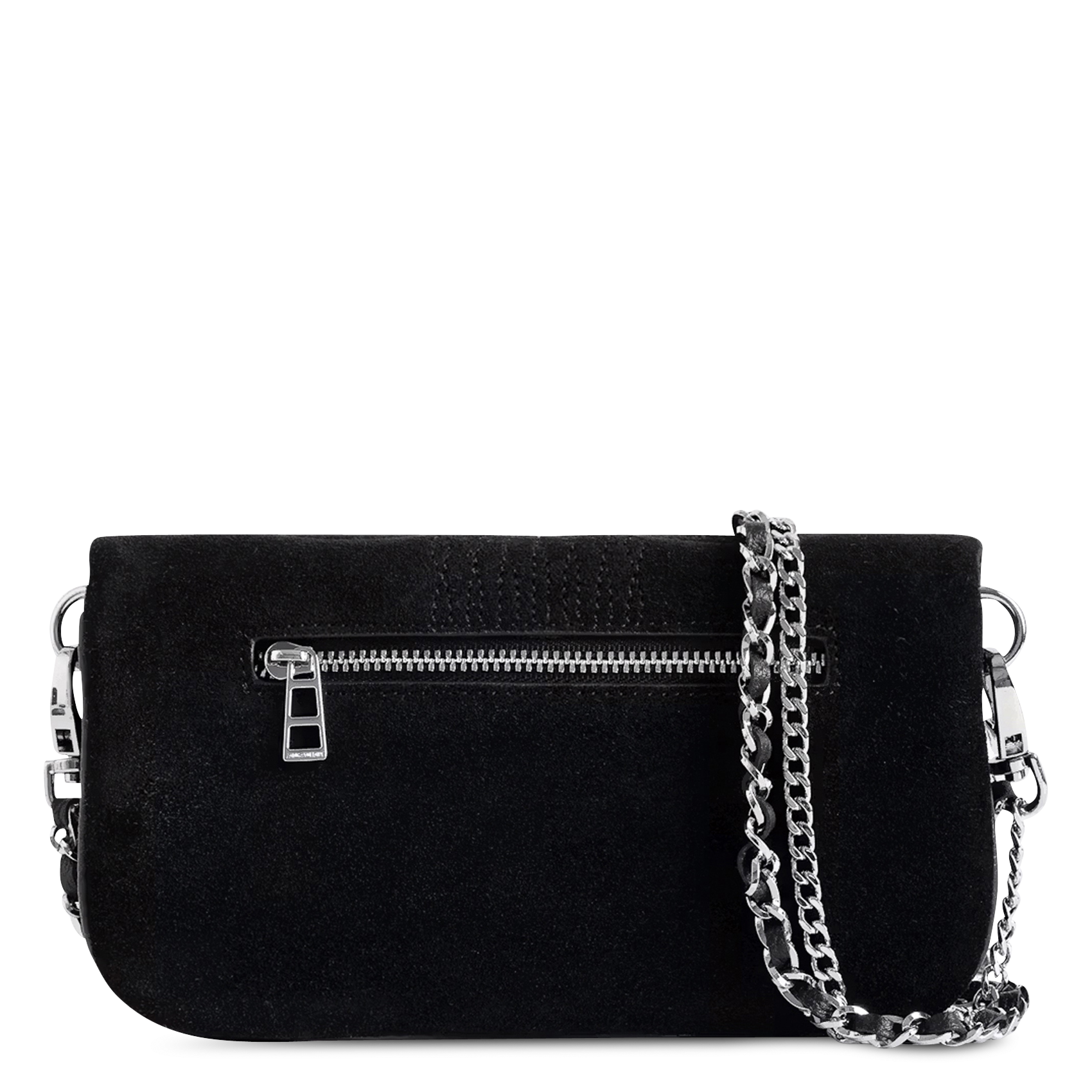 Leder-Umhängetasche ZADIG&VOLTAIRE Schwarz