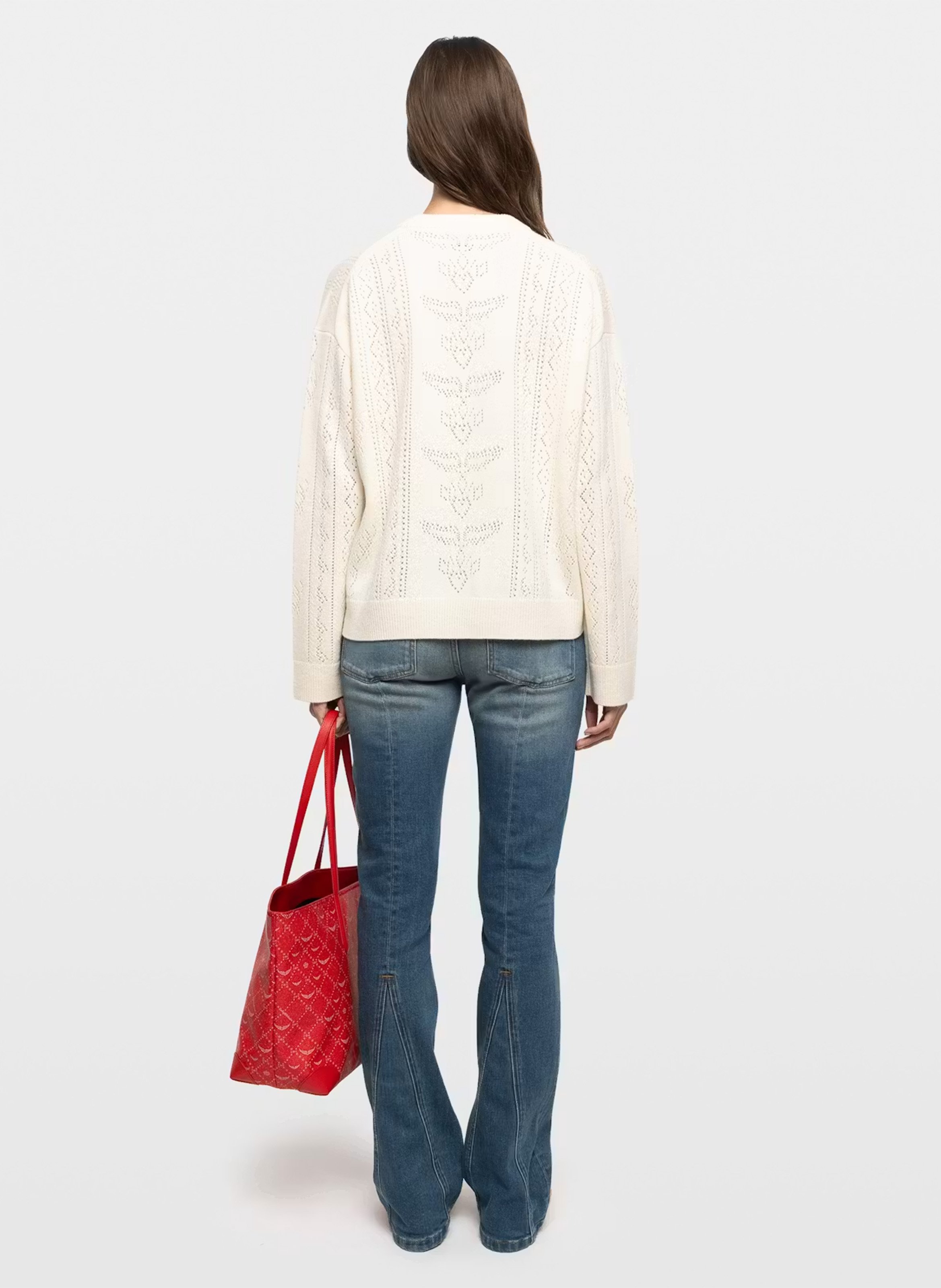 Oversized trui van wol en kasjmier ZADIG&VOLTAIRE Beige